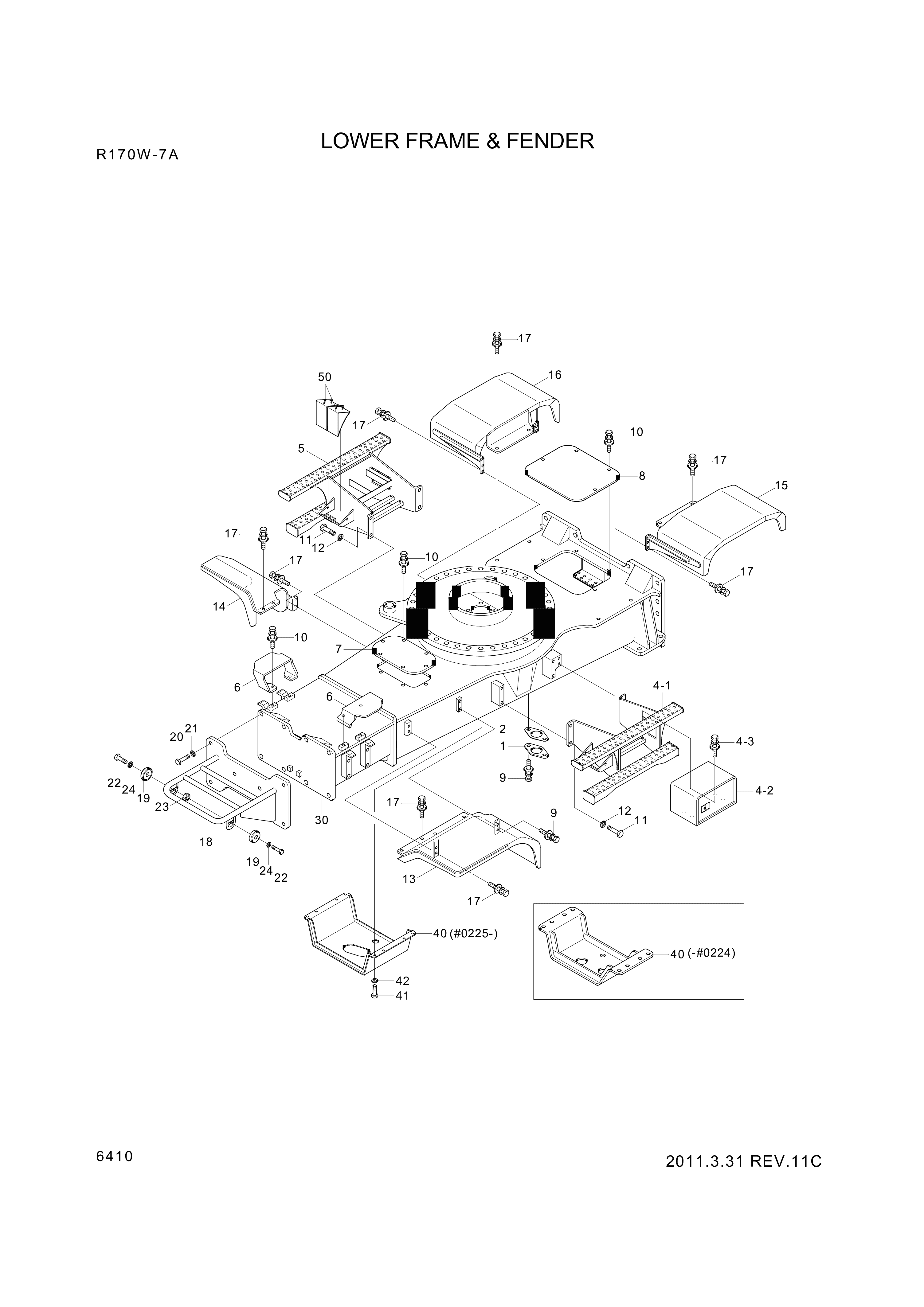 drawing for Hyundai Construction Equipment S205-063006 - NUT-HEX