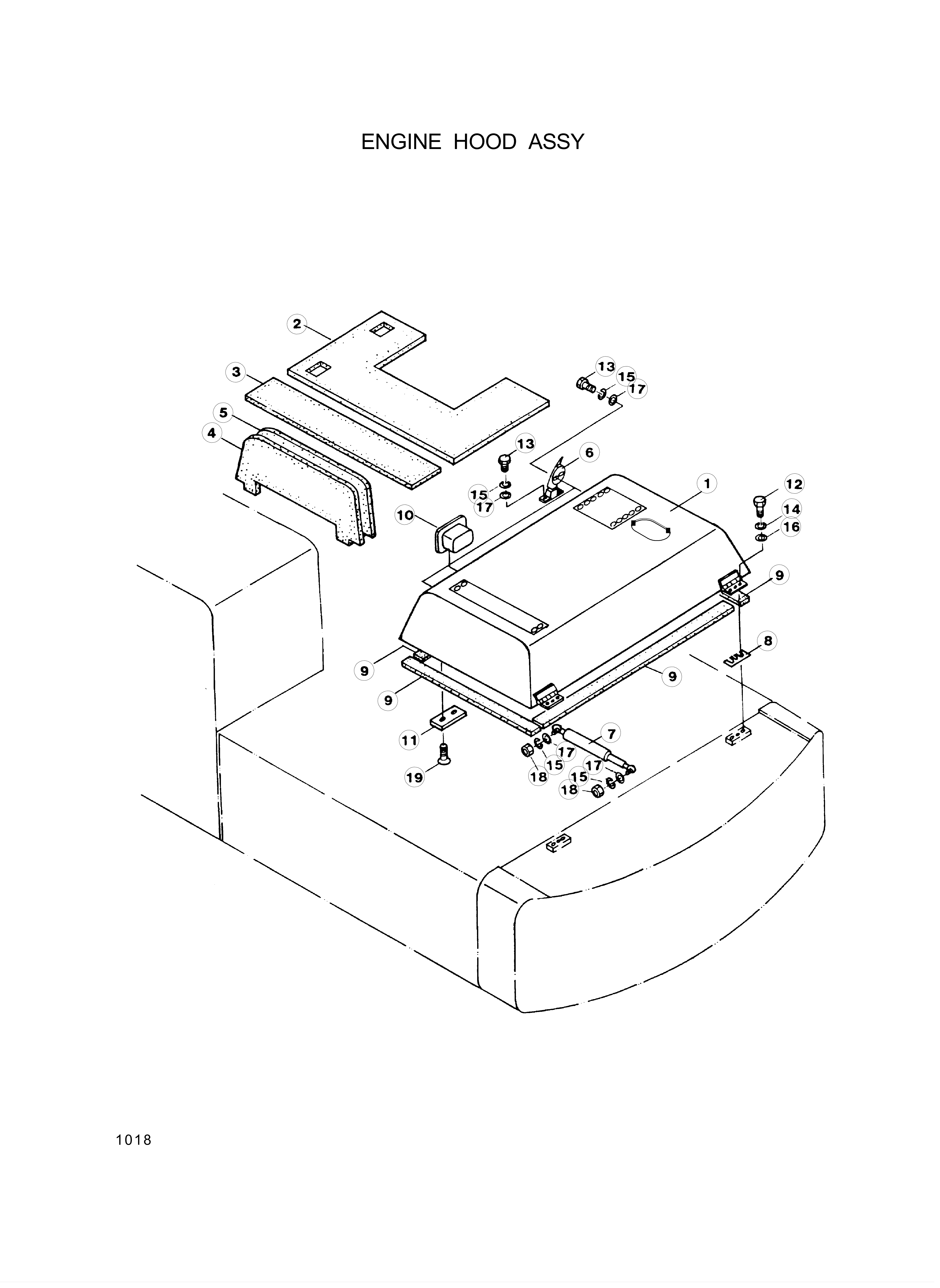 drawing for Hyundai Construction Equipment S141-050152 - BOLT-FLAT