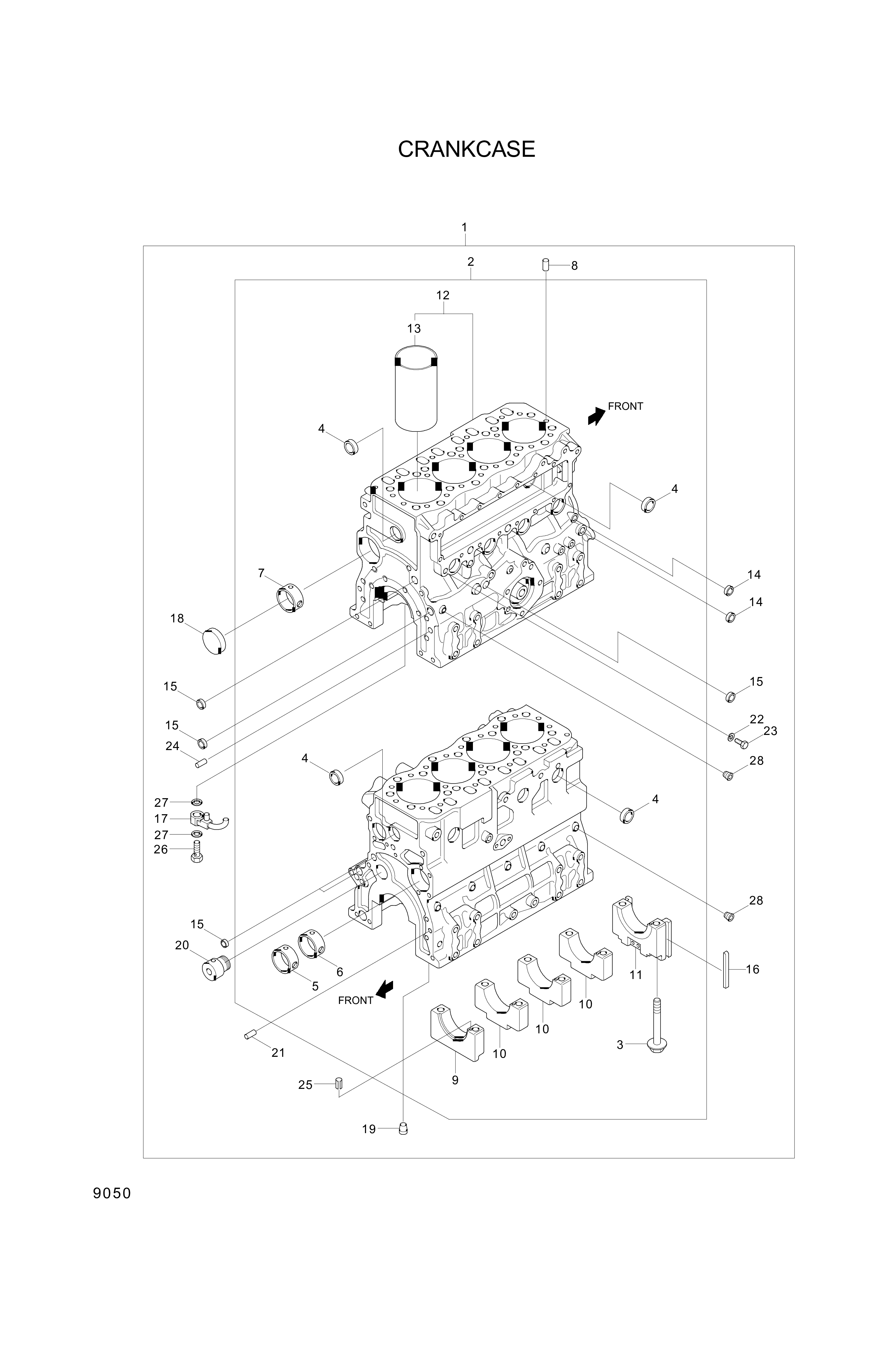 drawing for Hyundai Construction Equipment MS661140 - PLUG-TAPPER