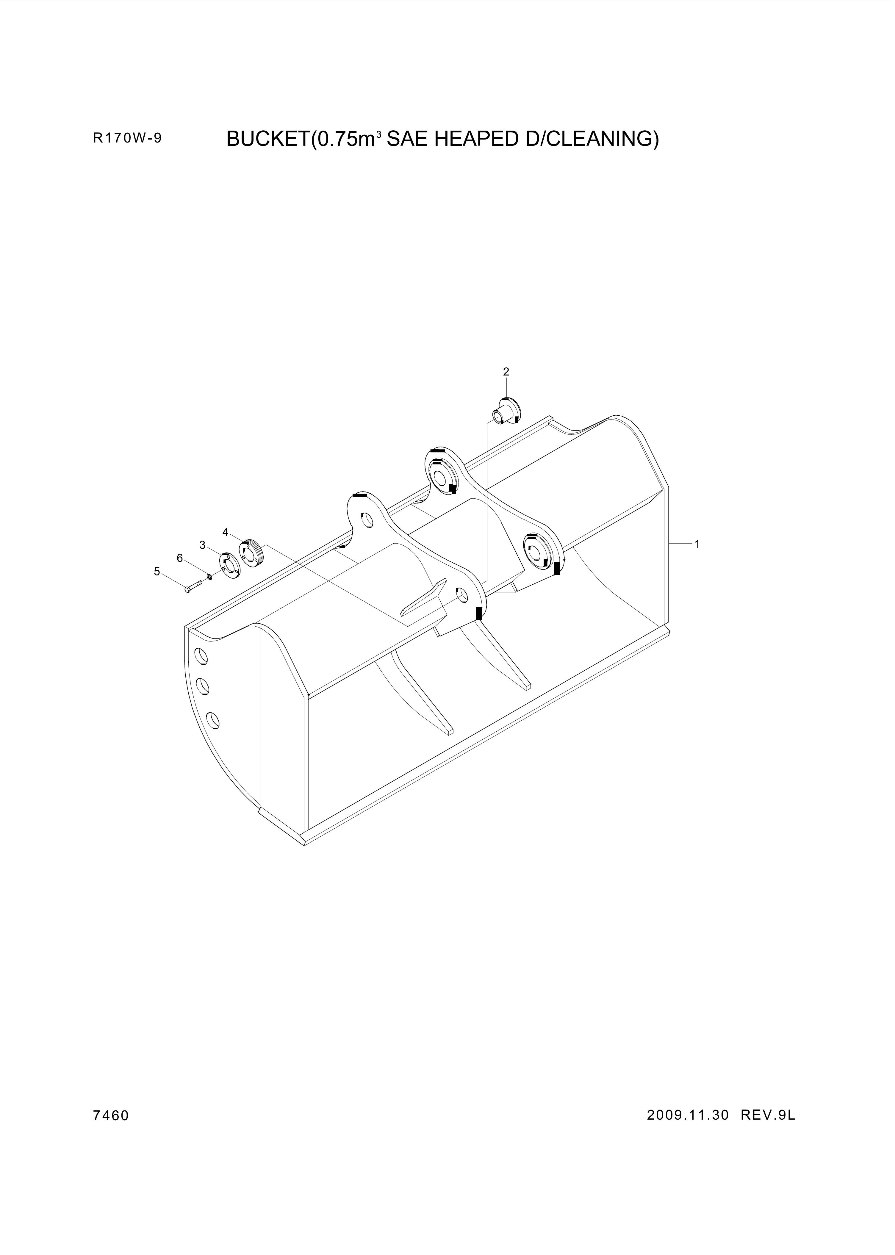 drawing for Hyundai Construction Equipment 61EK-31360 - PLATE-COVER