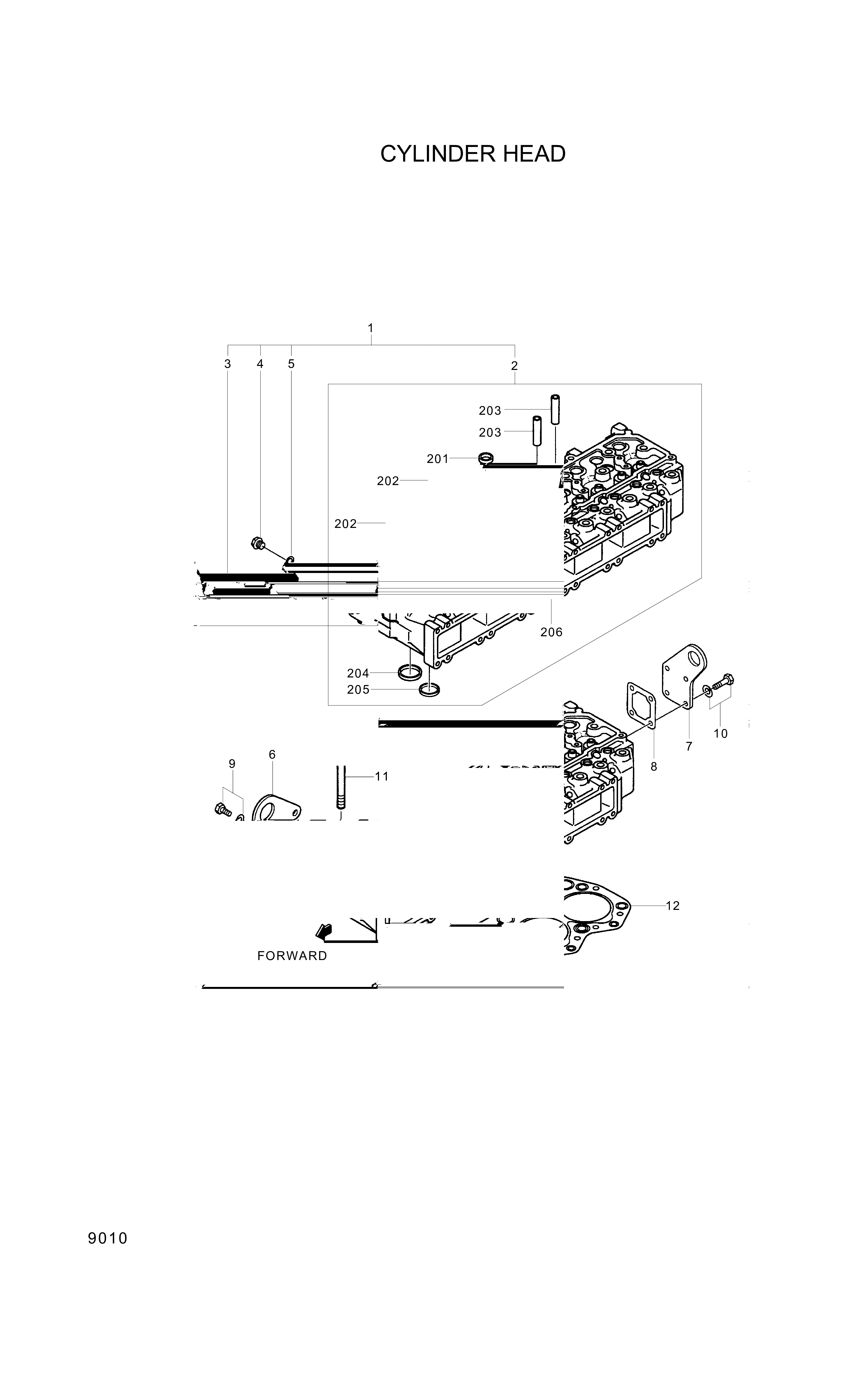 drawing for Hyundai Construction Equipment 04826-22000 - CAP-SEALING