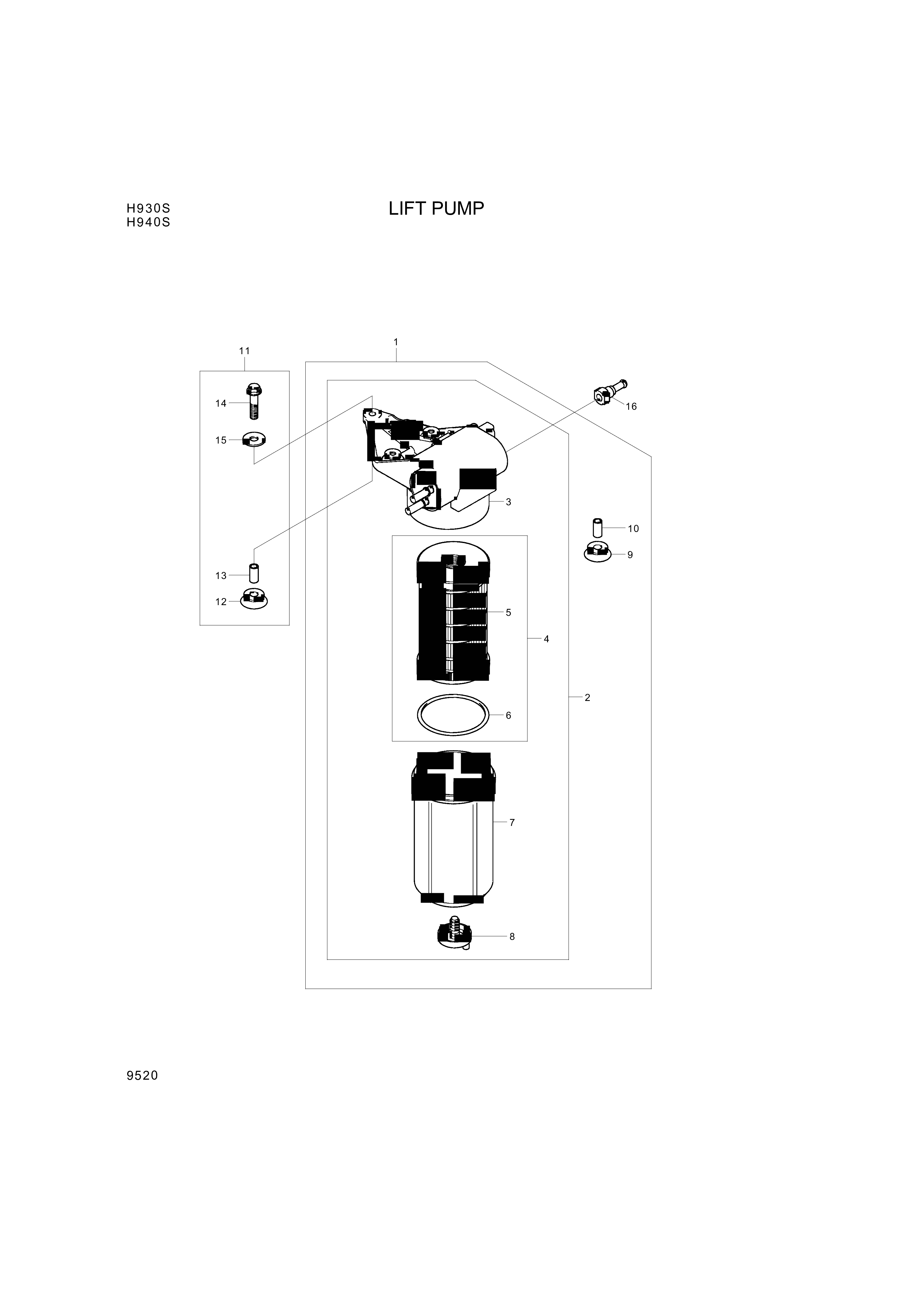 ZUAC-00250 Hyundai Construction Equipment FILTER-FUEL