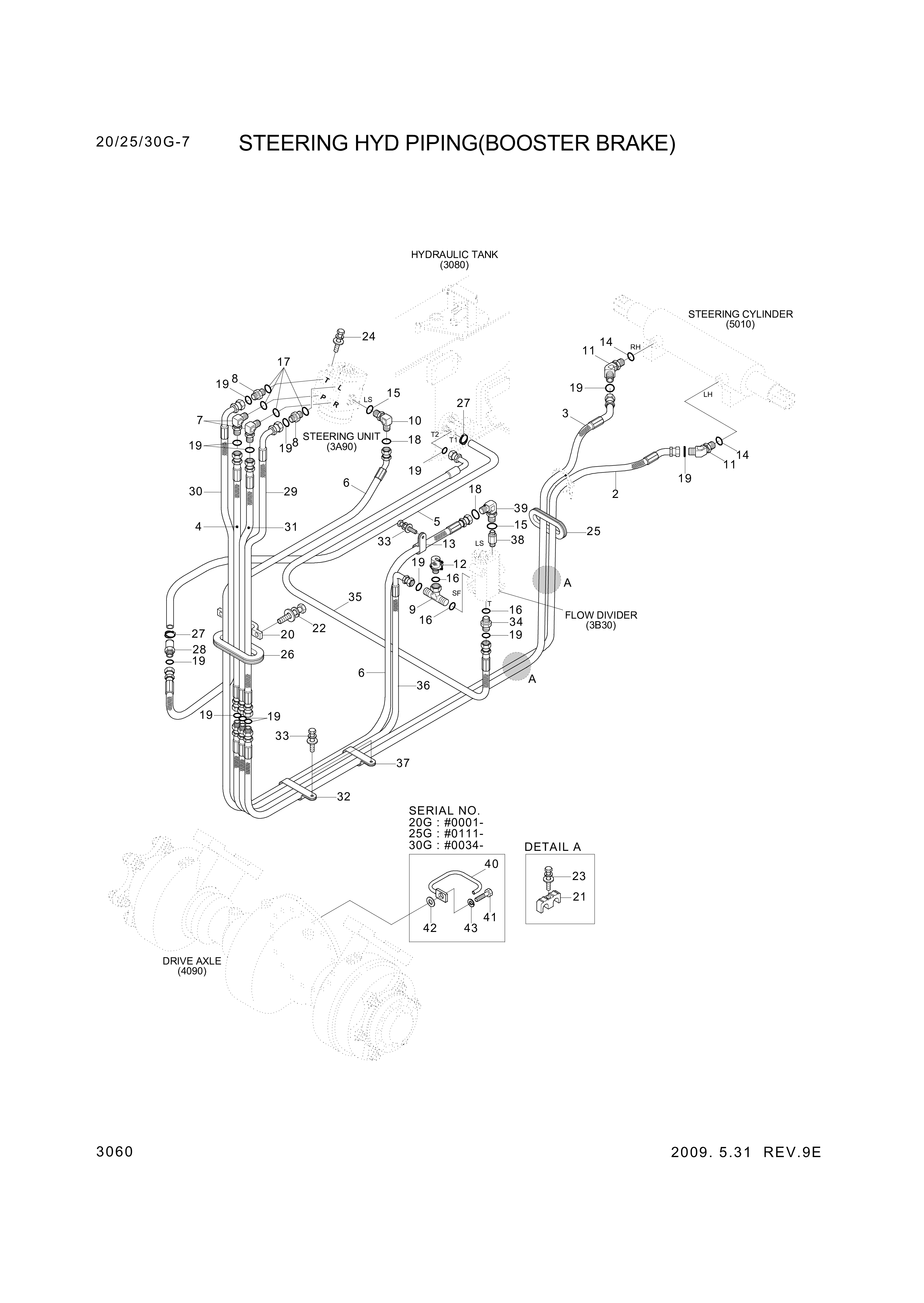 drawing for Hyundai Construction Equipment P930-064012 - HOSE ASSY-ORFS&THD