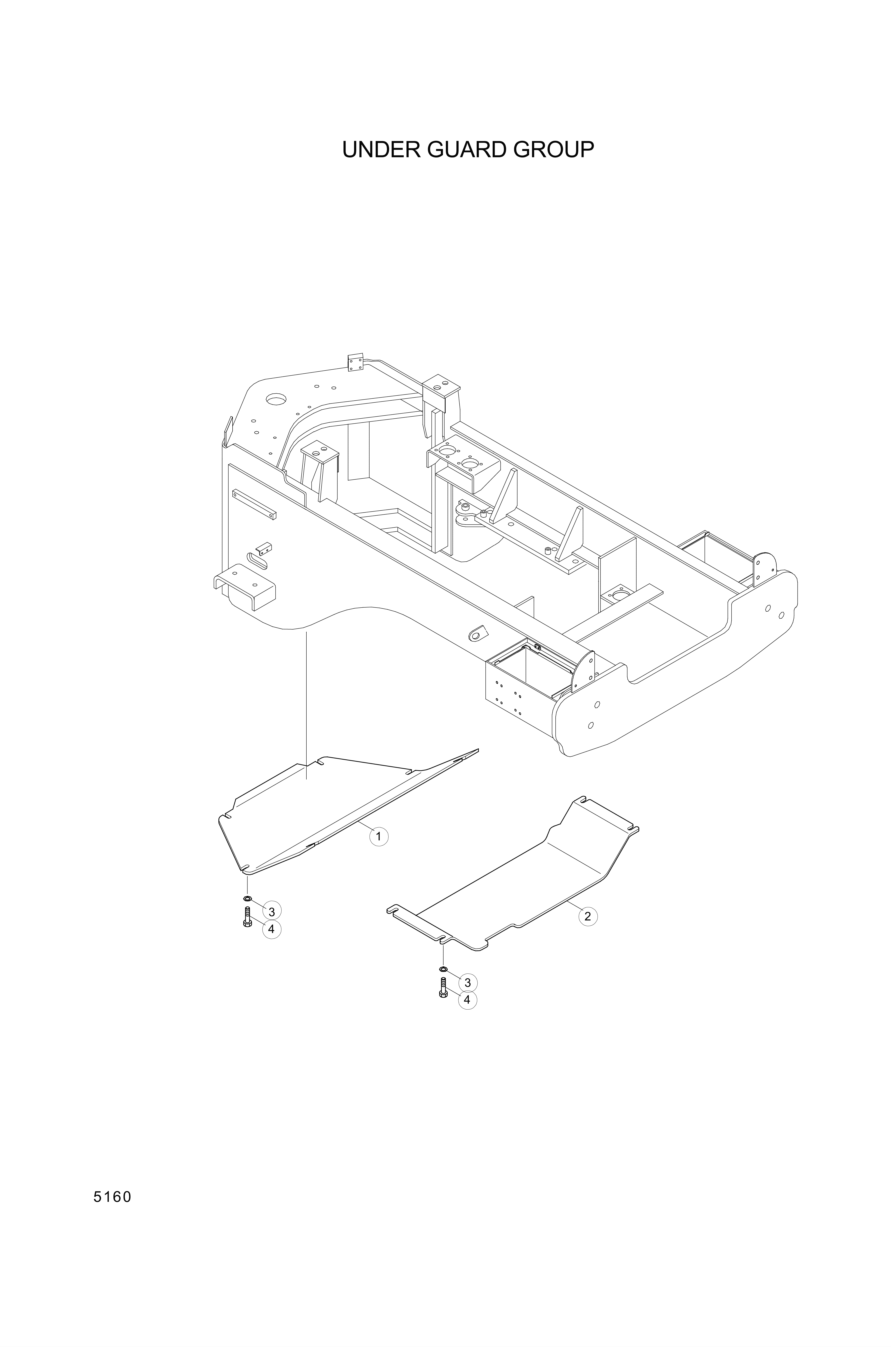 drawing for Hyundai Construction Equipment 54L1-01090 - PLATE