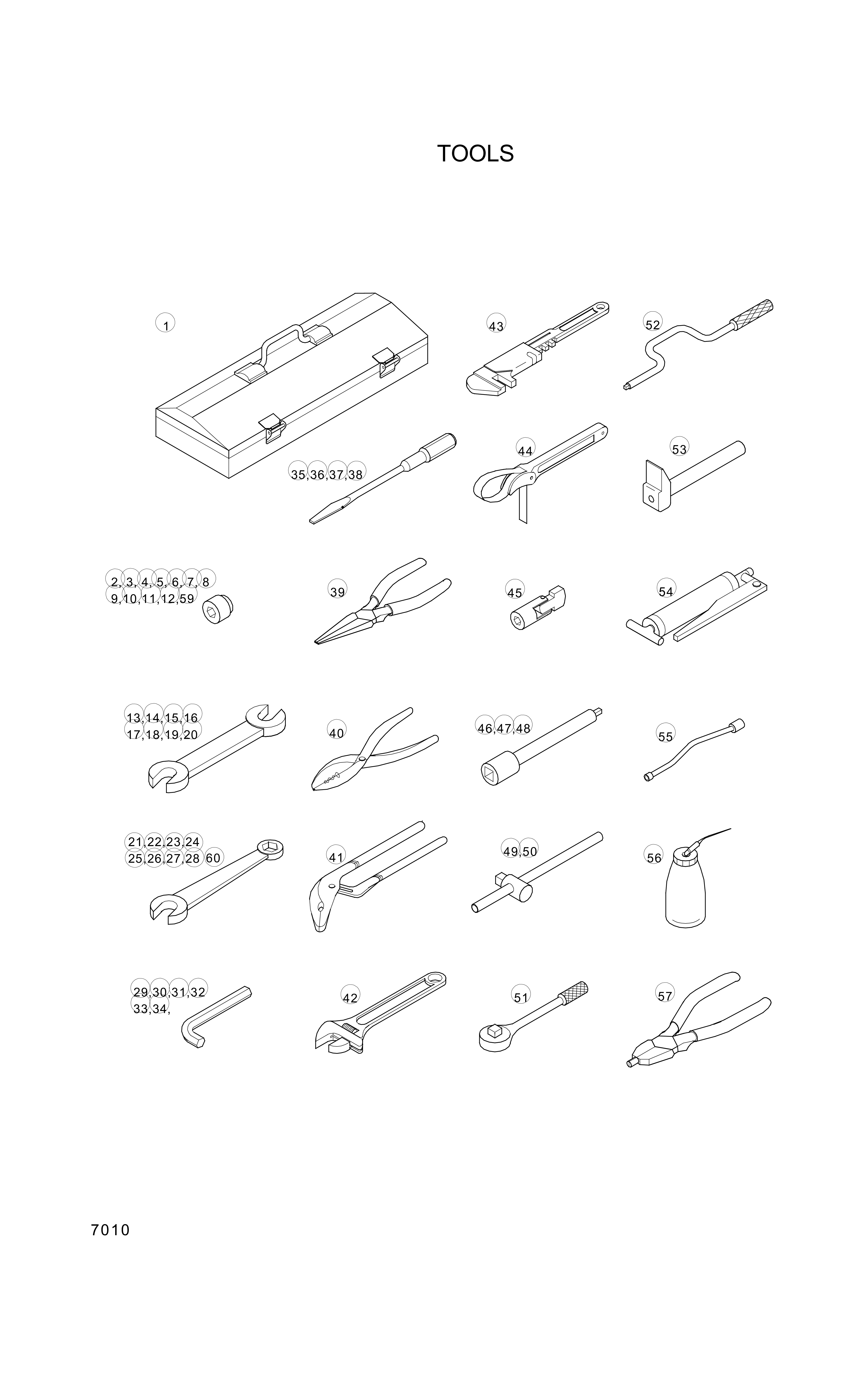 drawing for Hyundai Construction Equipment 93E8-30011 - CATALOG-PARTS