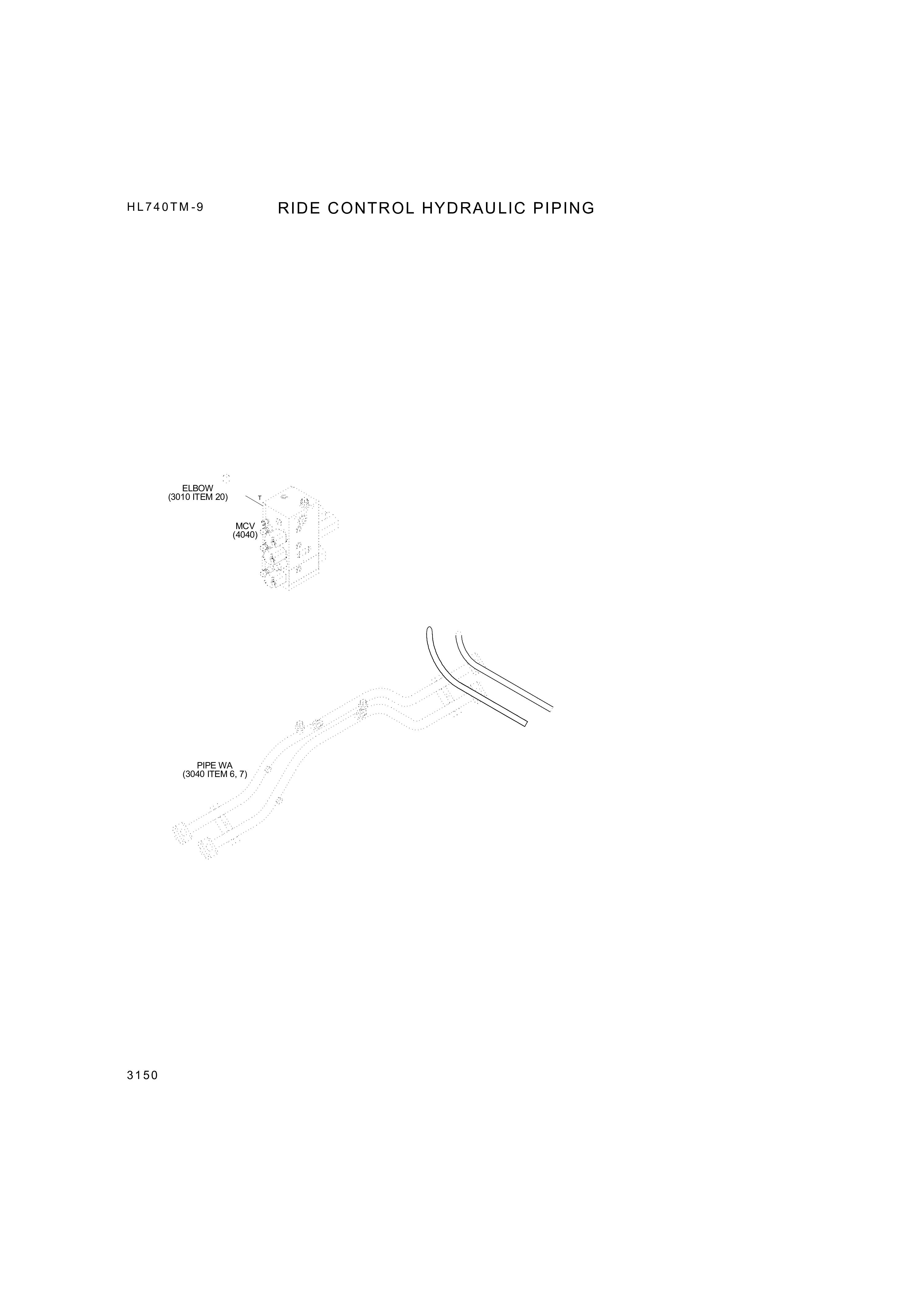 drawing for Hyundai Construction Equipment P930-122018 - HOSE ASSY-ORFS&THD