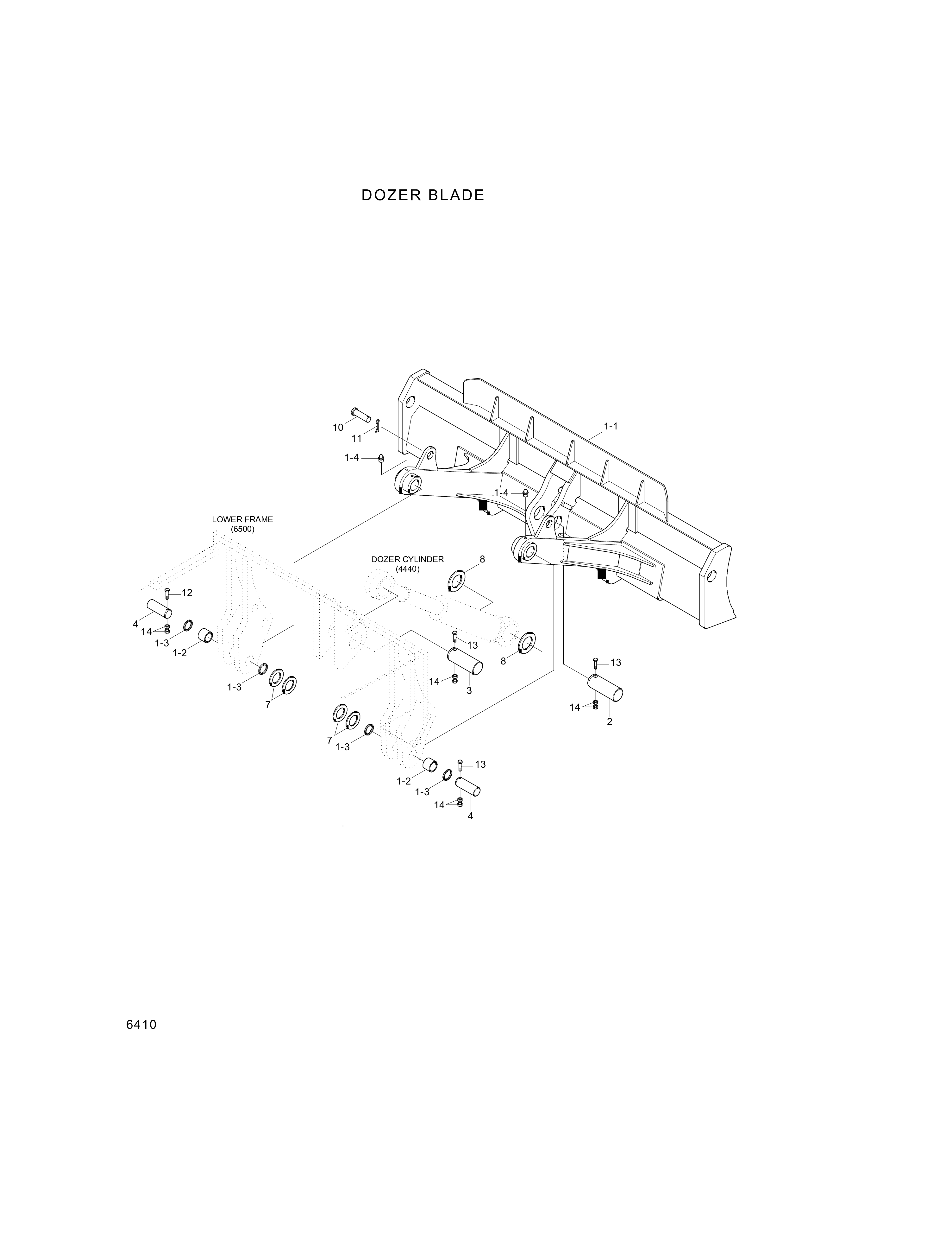 drawing for Hyundai Construction Equipment 61M8-51720 - PIN-JOINT