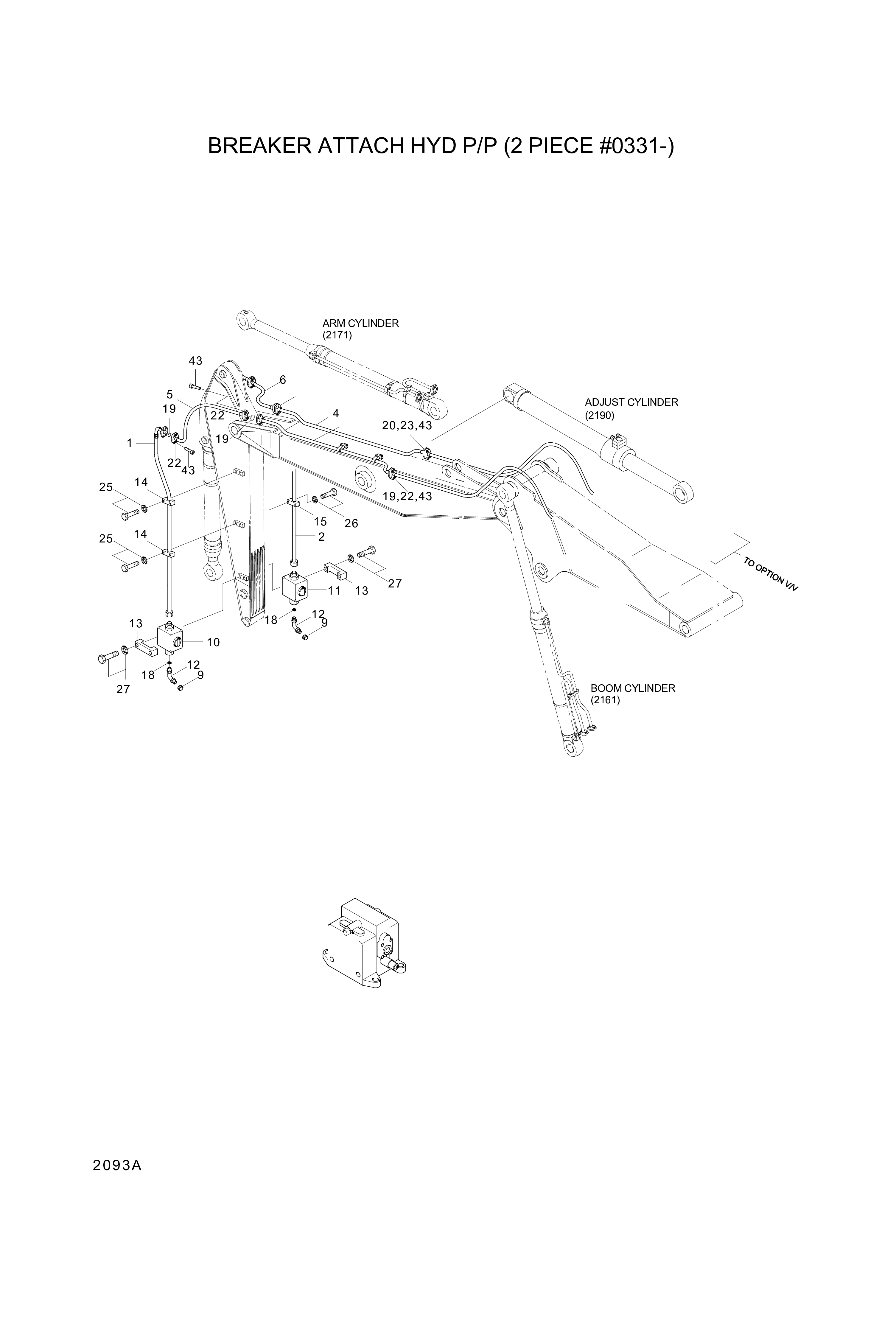 drawing for Hyundai Construction Equipment 35EA-92130 - Stop V/V