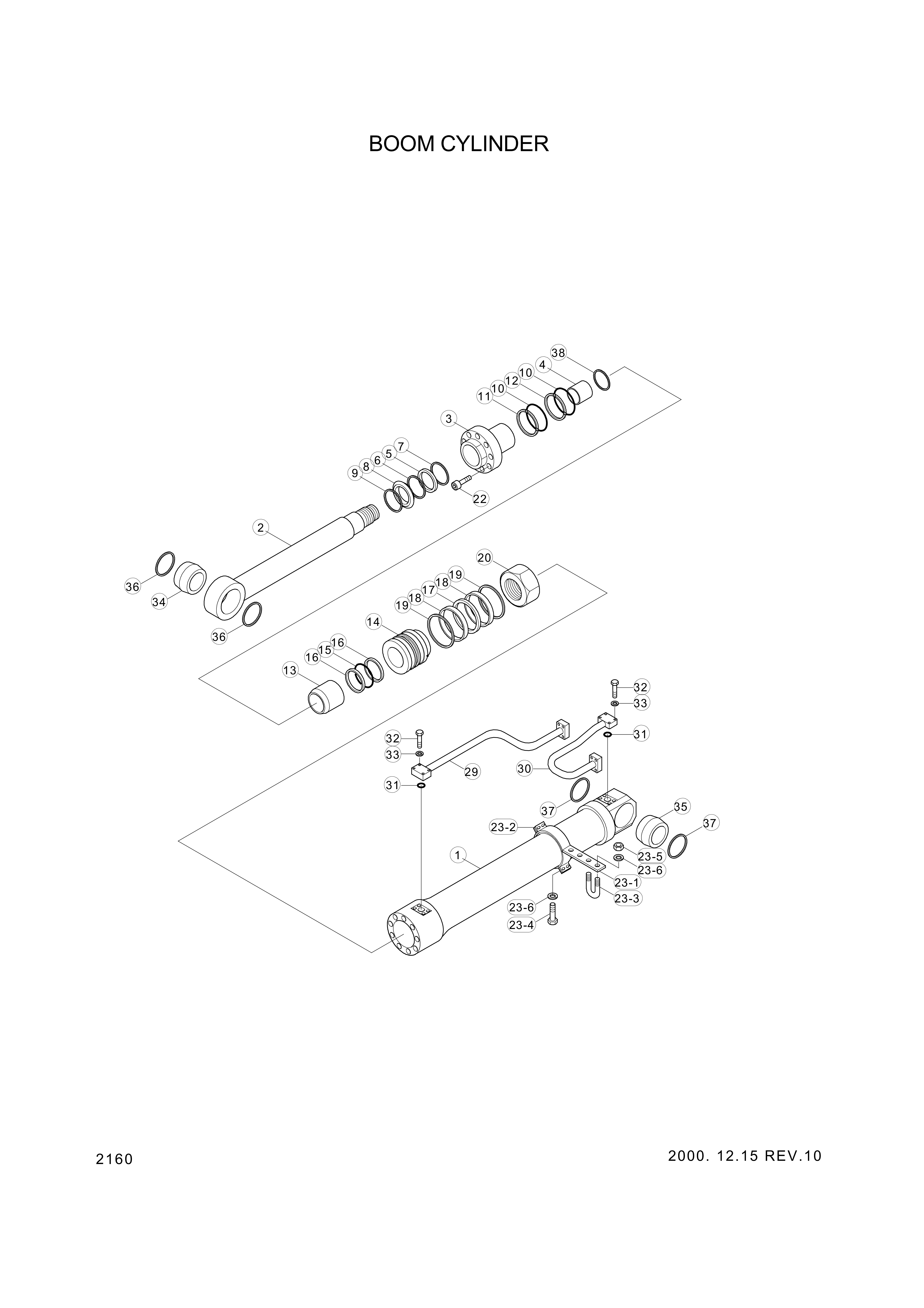 drawing for Hyundai Construction Equipment 31YC-11071 - BUSHING-PIN