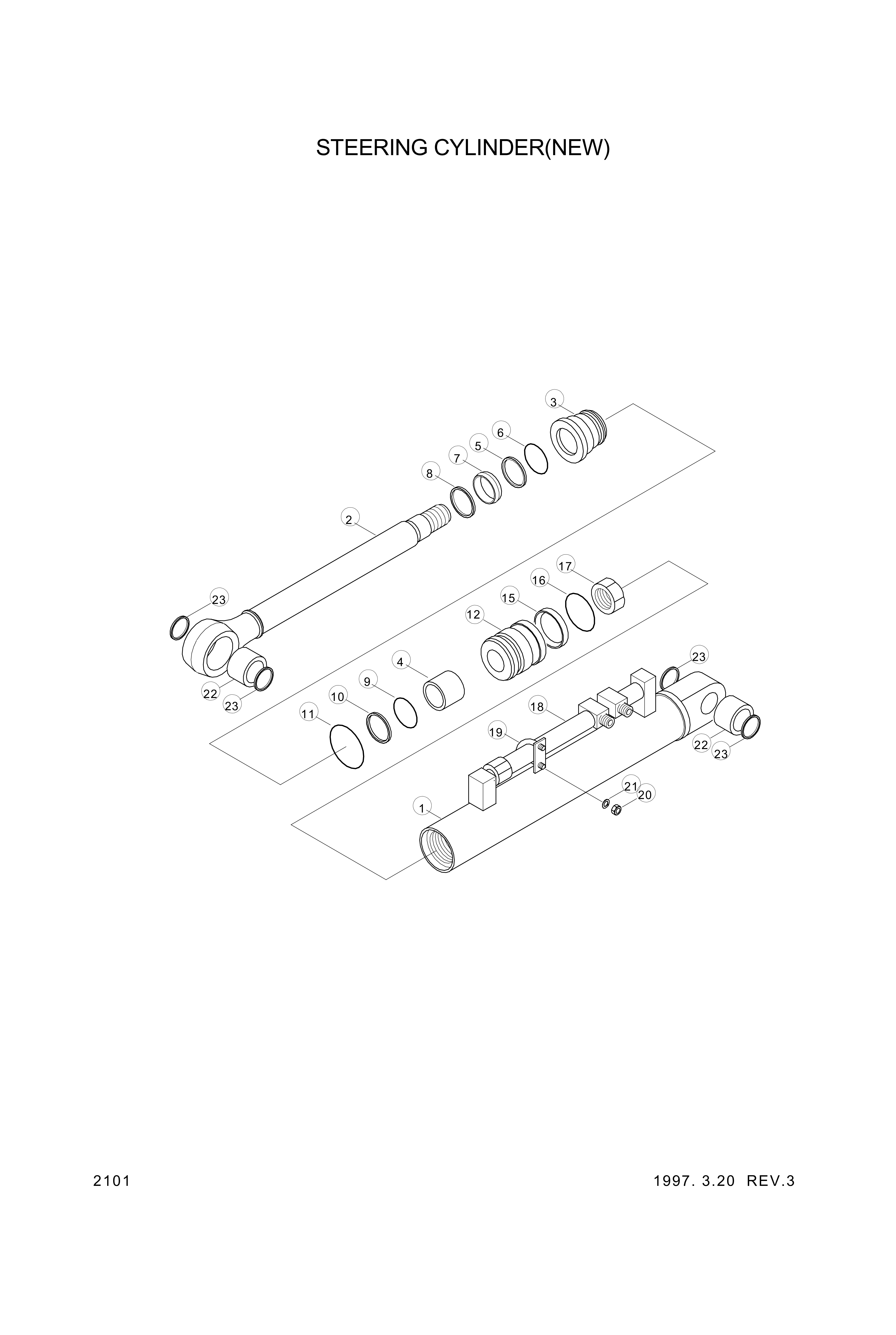 drawing for Hyundai Construction Equipment Y820-040001 - BEARING-SPHERICAL