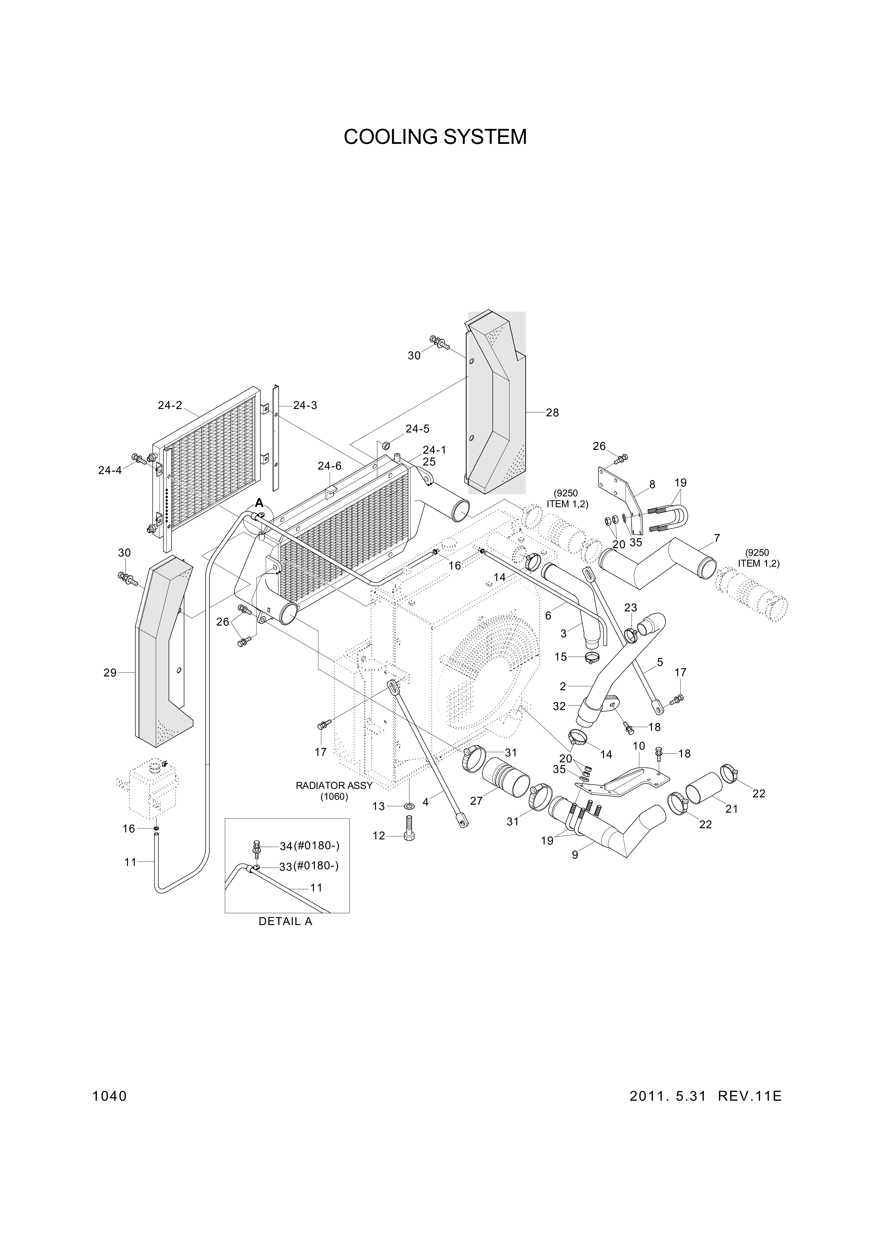 drawing for Hyundai Construction Equipment S572-690006 - CLAMP-WIRE