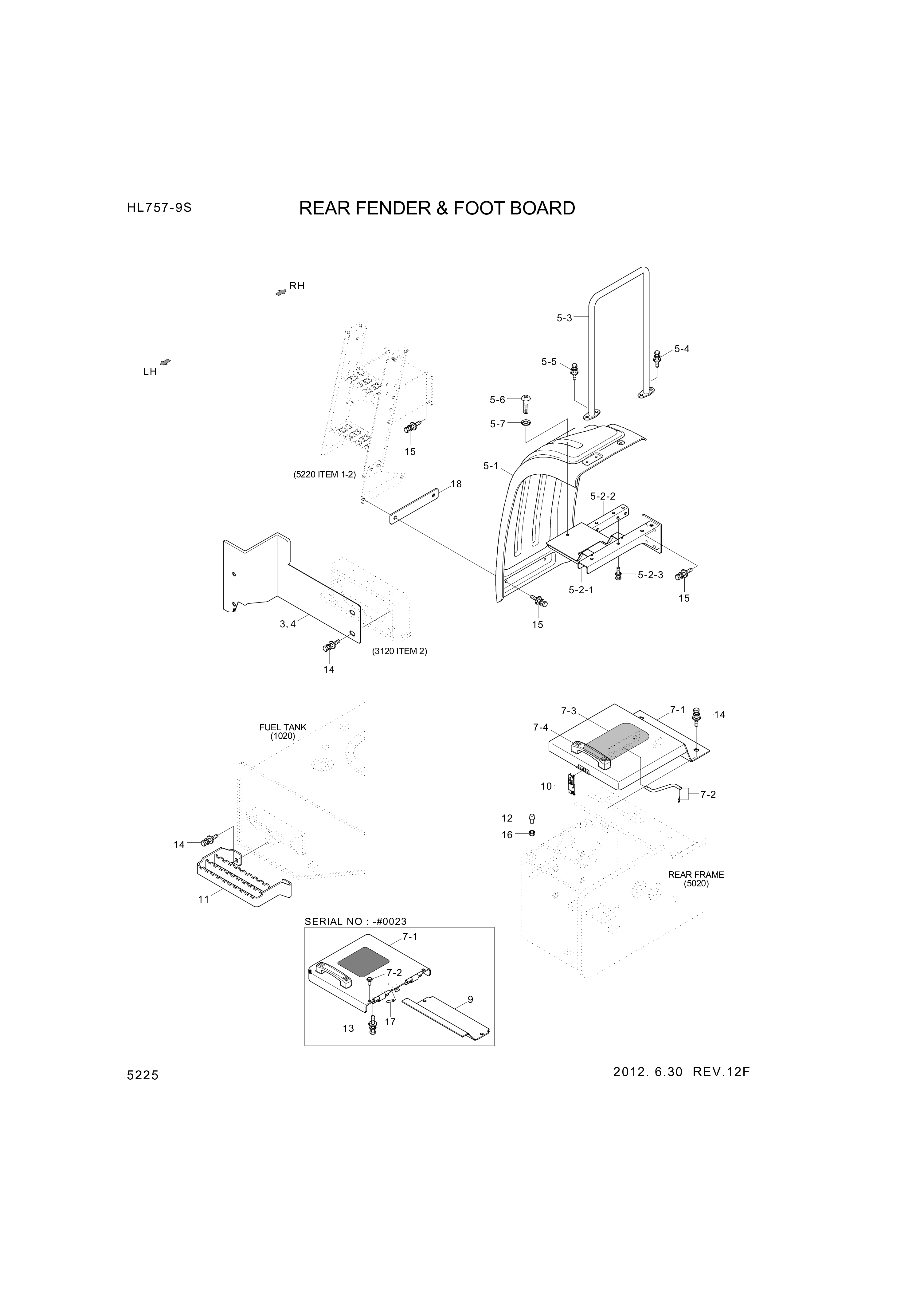 Technical drawing of Hyundai Construction Equipment S179-120256 BOLT-SOCKET with dimensions and layout (figure 4)