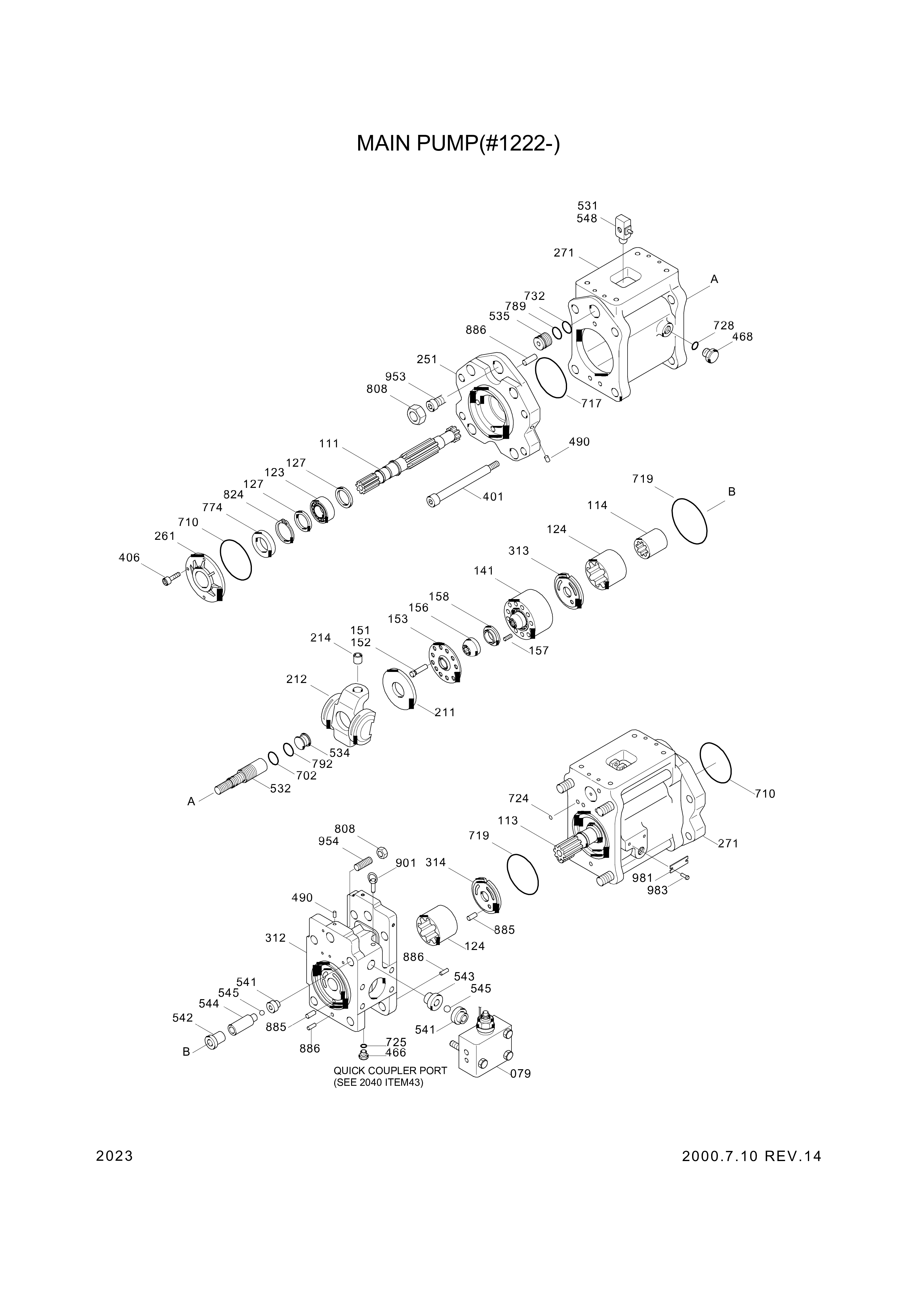 drawing for Hyundai Construction Equipment PNUP309 - BEARING-ROLLER