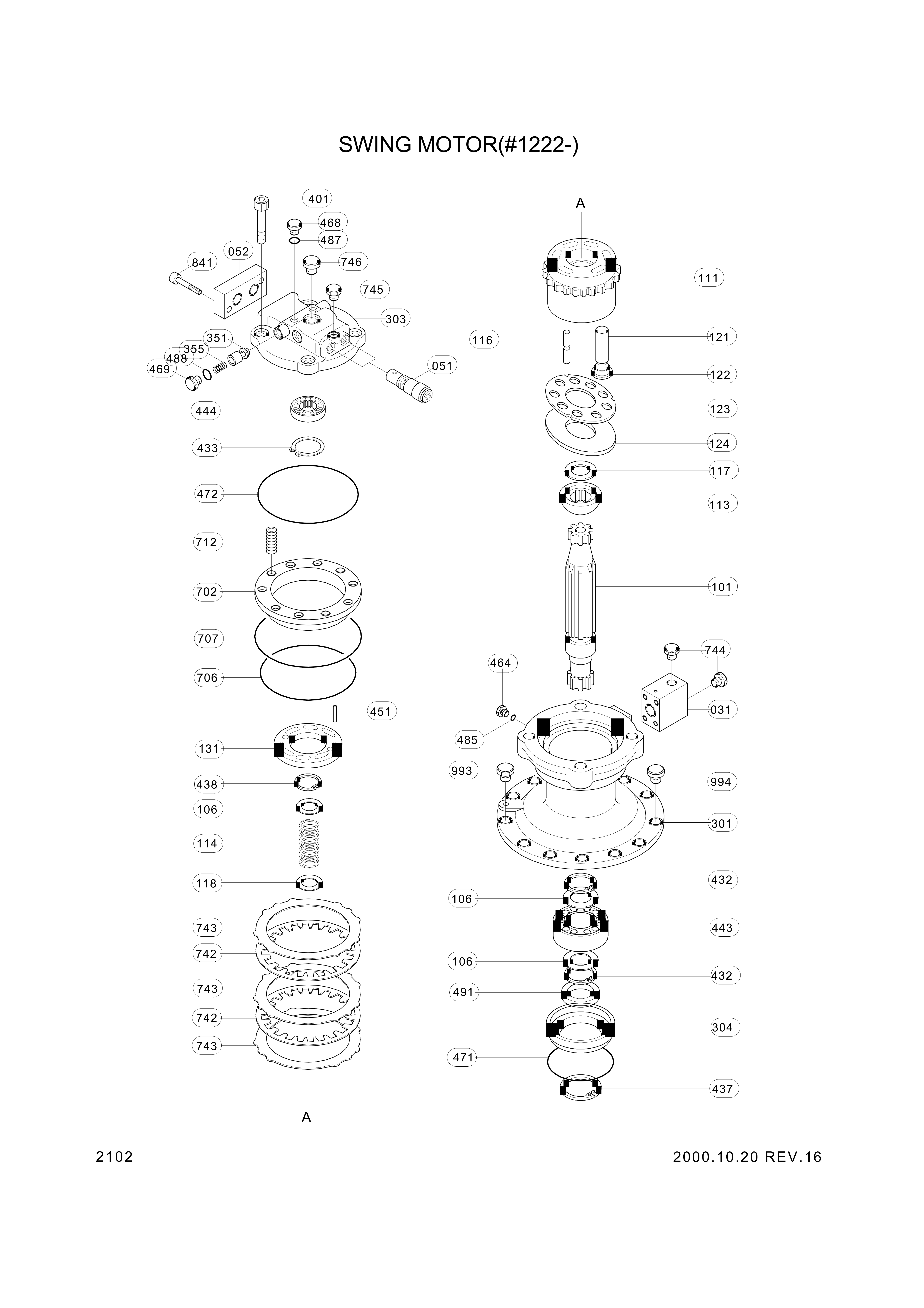 drawing for Hyundai Construction Equipment XKAH-02570 - VALVE-BRAKE