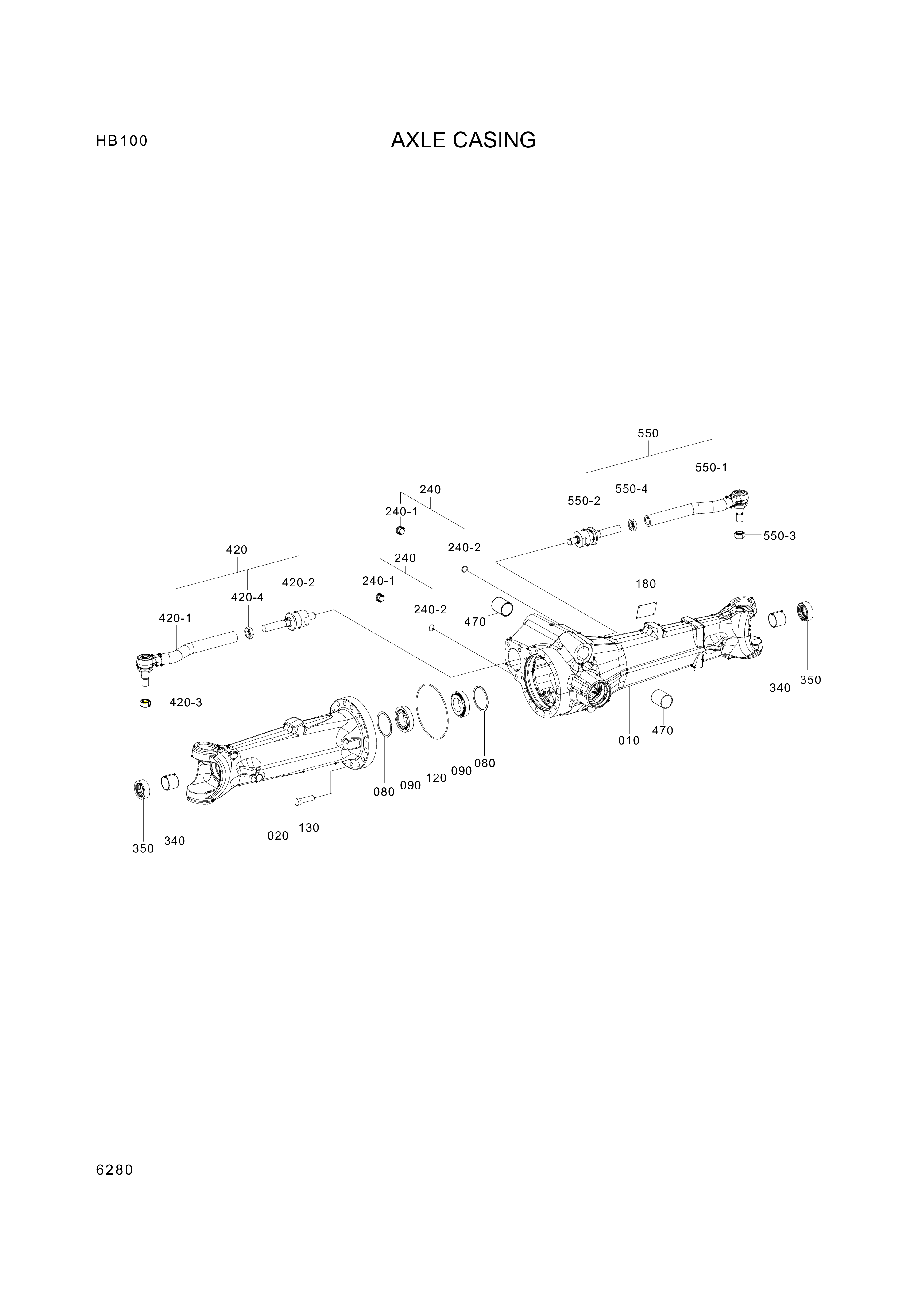 drawing for Hyundai Construction Equipment 0730-260-633 - BUSHING