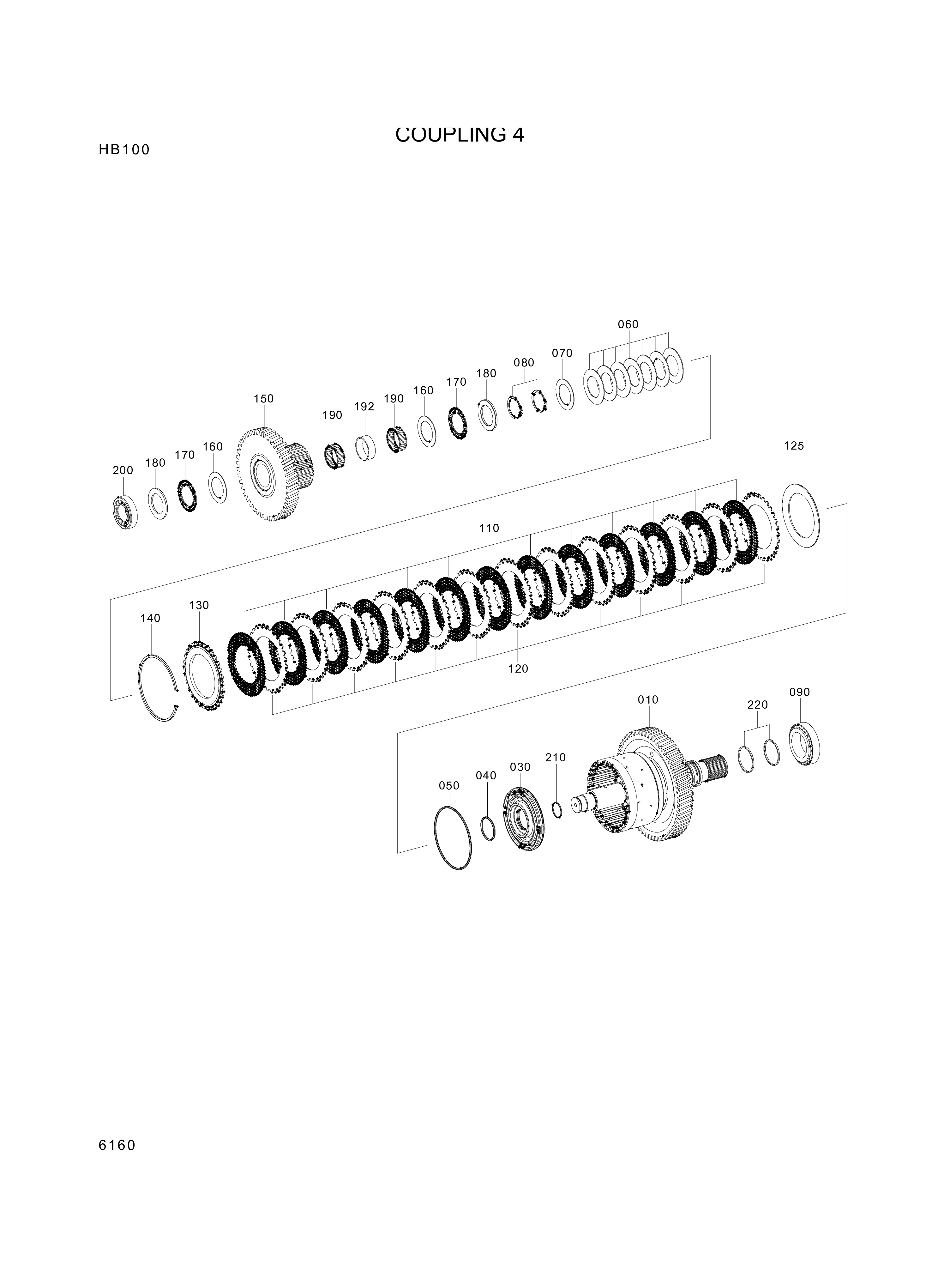 drawing for Hyundai Construction Equipment ZGAQ-03020 - DISC-RUNNING