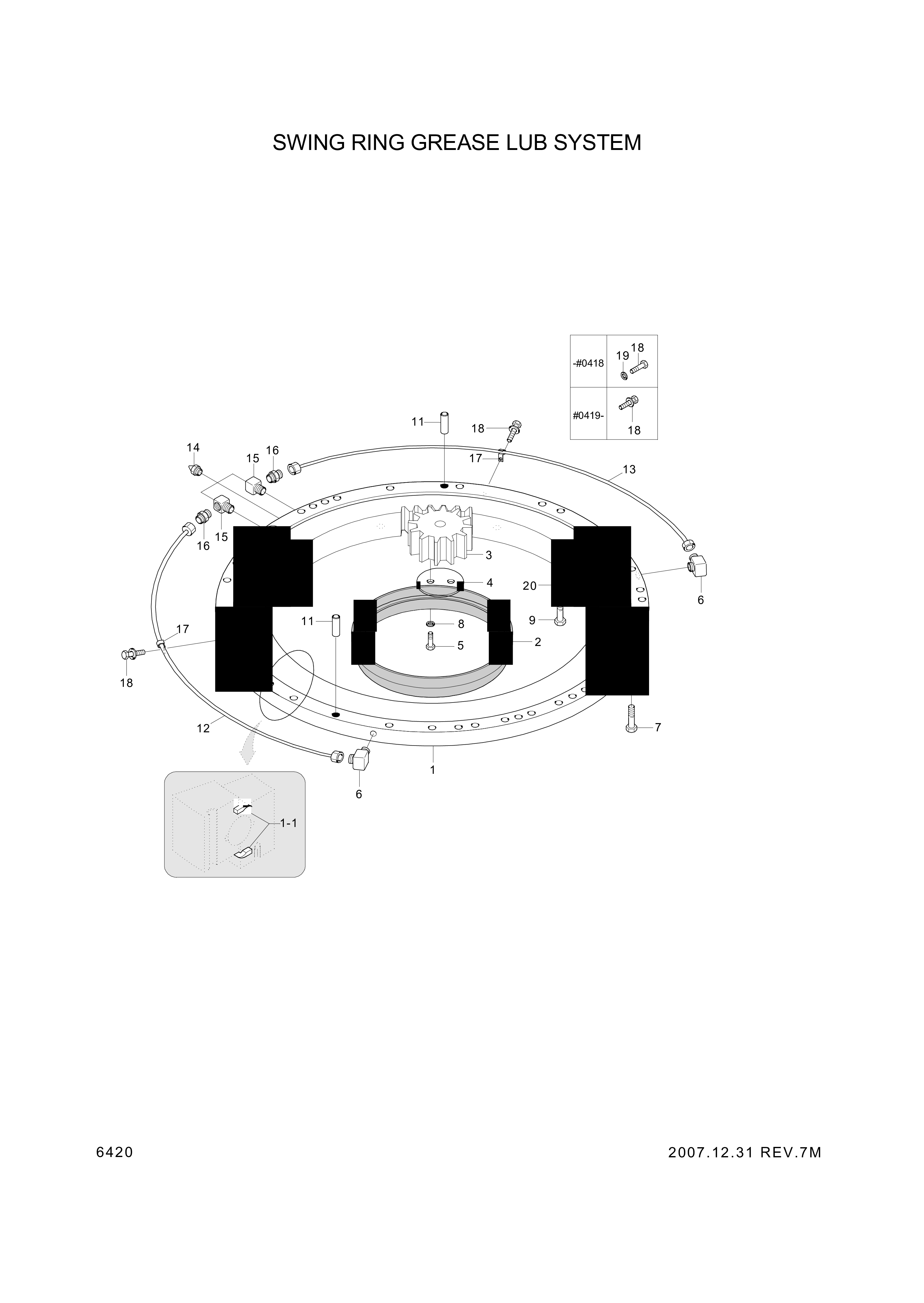 drawing for Hyundai Construction Equipment 61E7-0106 - FITTING