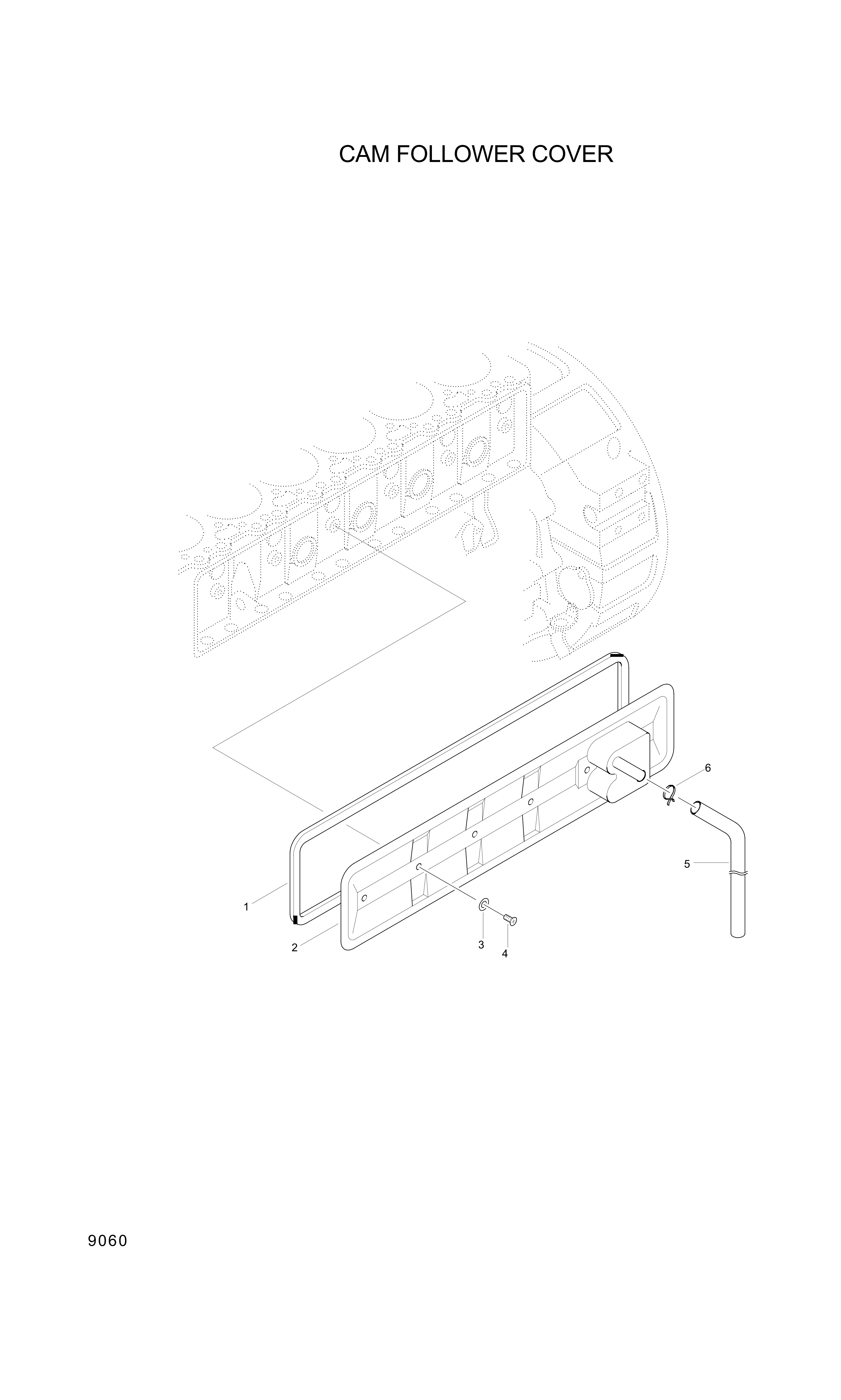 drawing for Hyundai Construction Equipment YUBP-05109 - GASKET