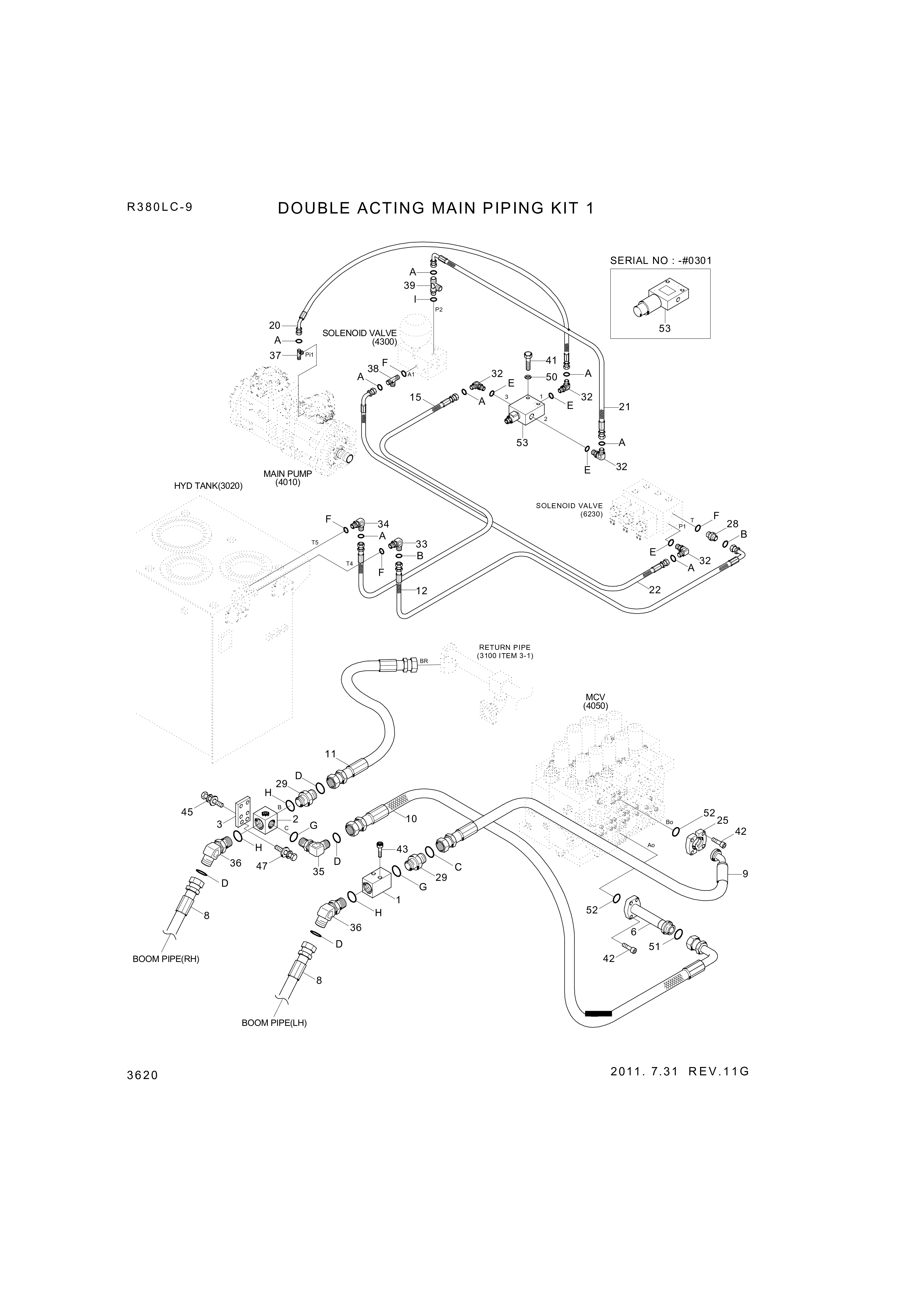 drawing for Hyundai Construction Equipment P944-207334 - HOSE ASSY-ORFS&FLG