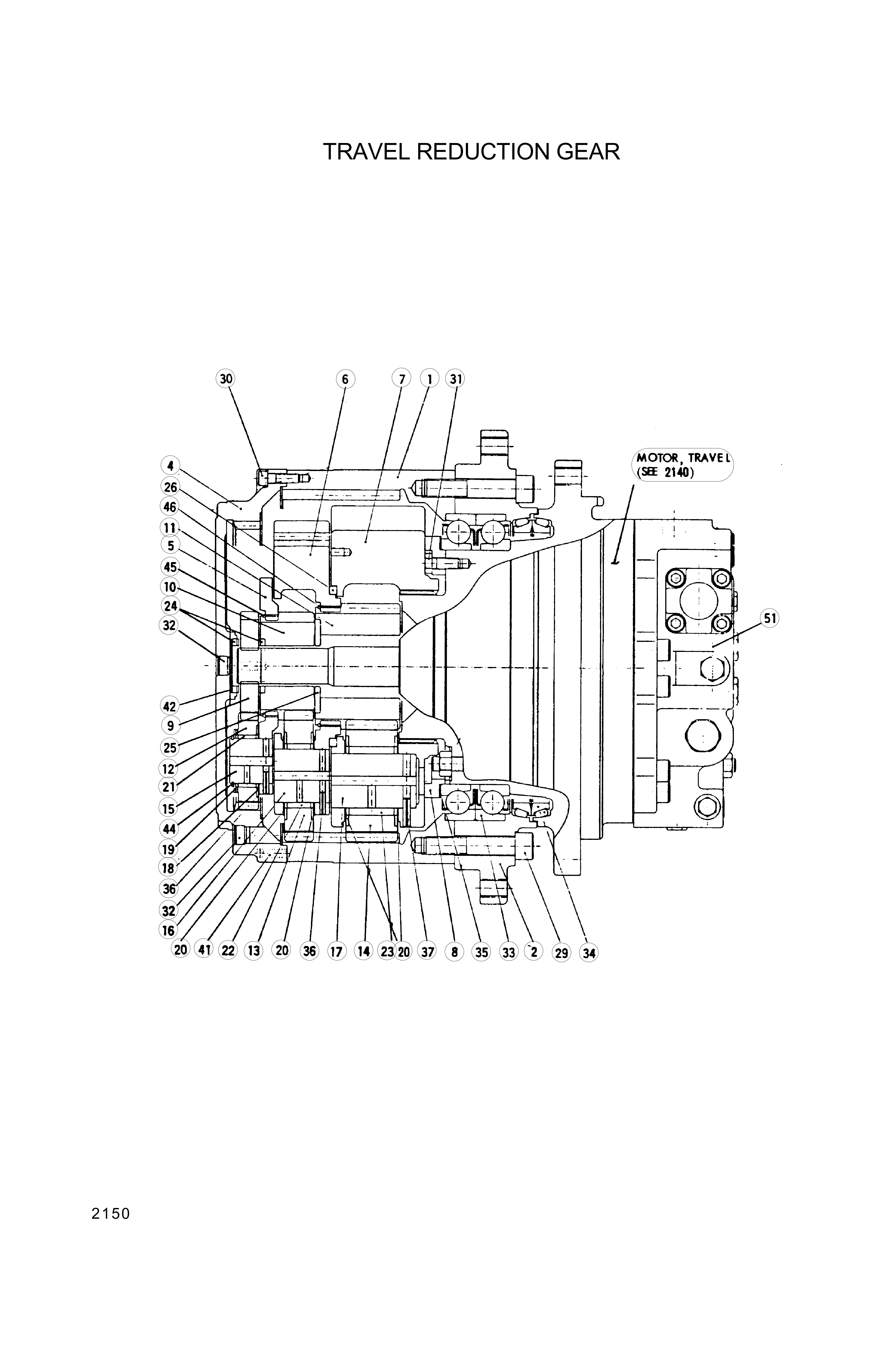 drawing for Hyundai Construction Equipment 35050BAA-001 - RING GEAR