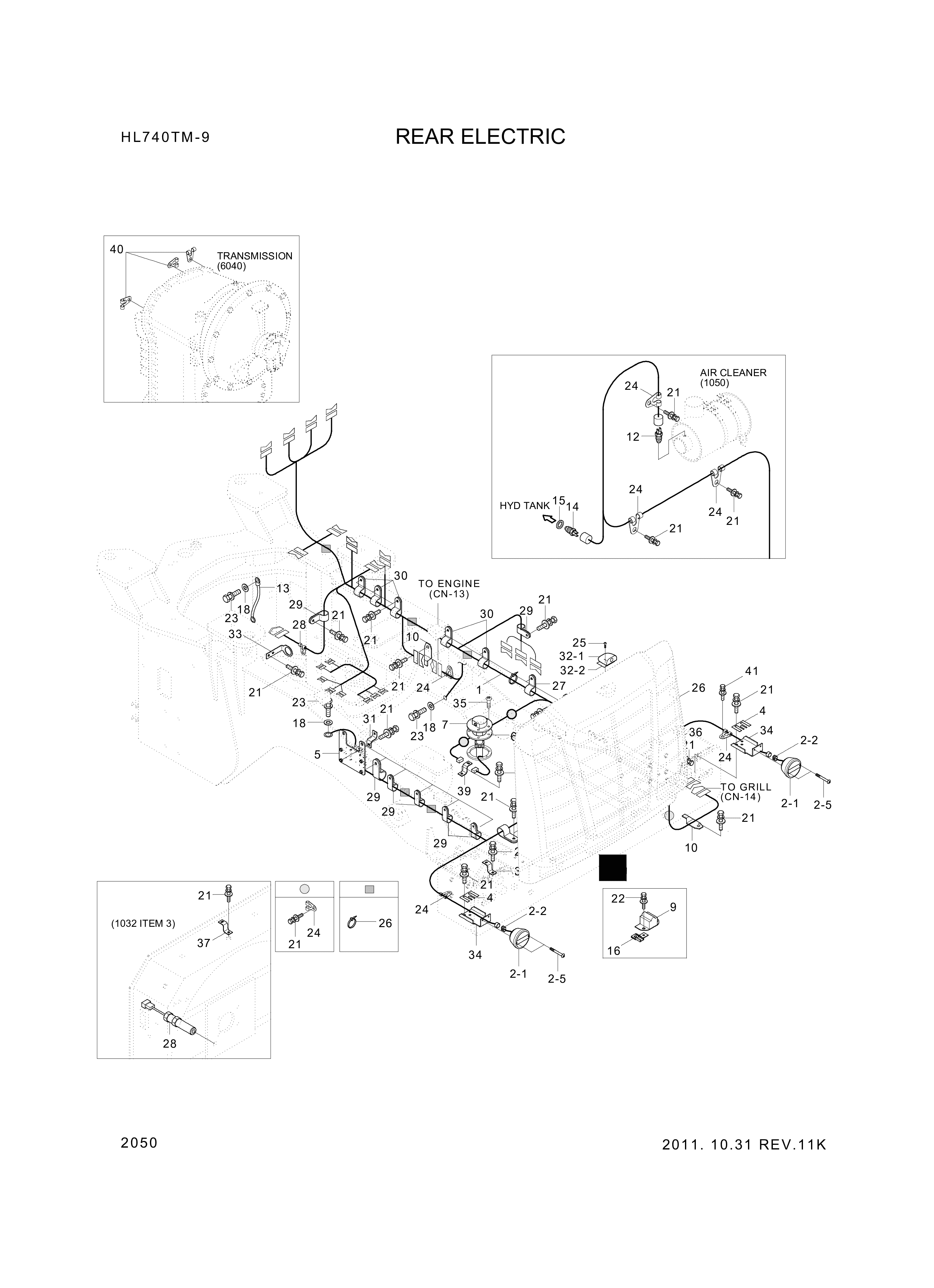 drawing for Hyundai Construction Equipment 21L7-60290 - HOUSING-RECEP