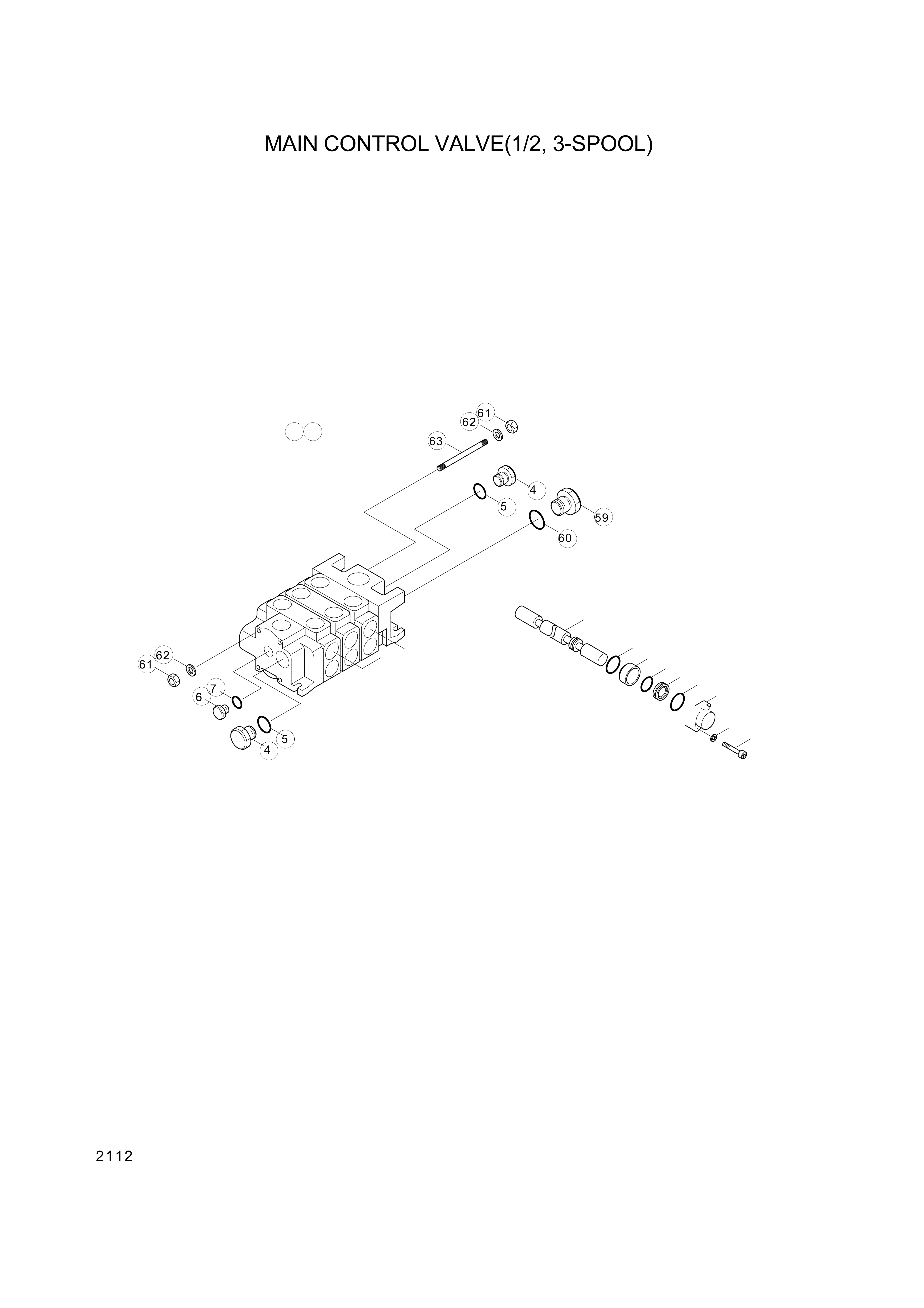 drawing for Hyundai Construction Equipment P9298000131 - NUT-HEX