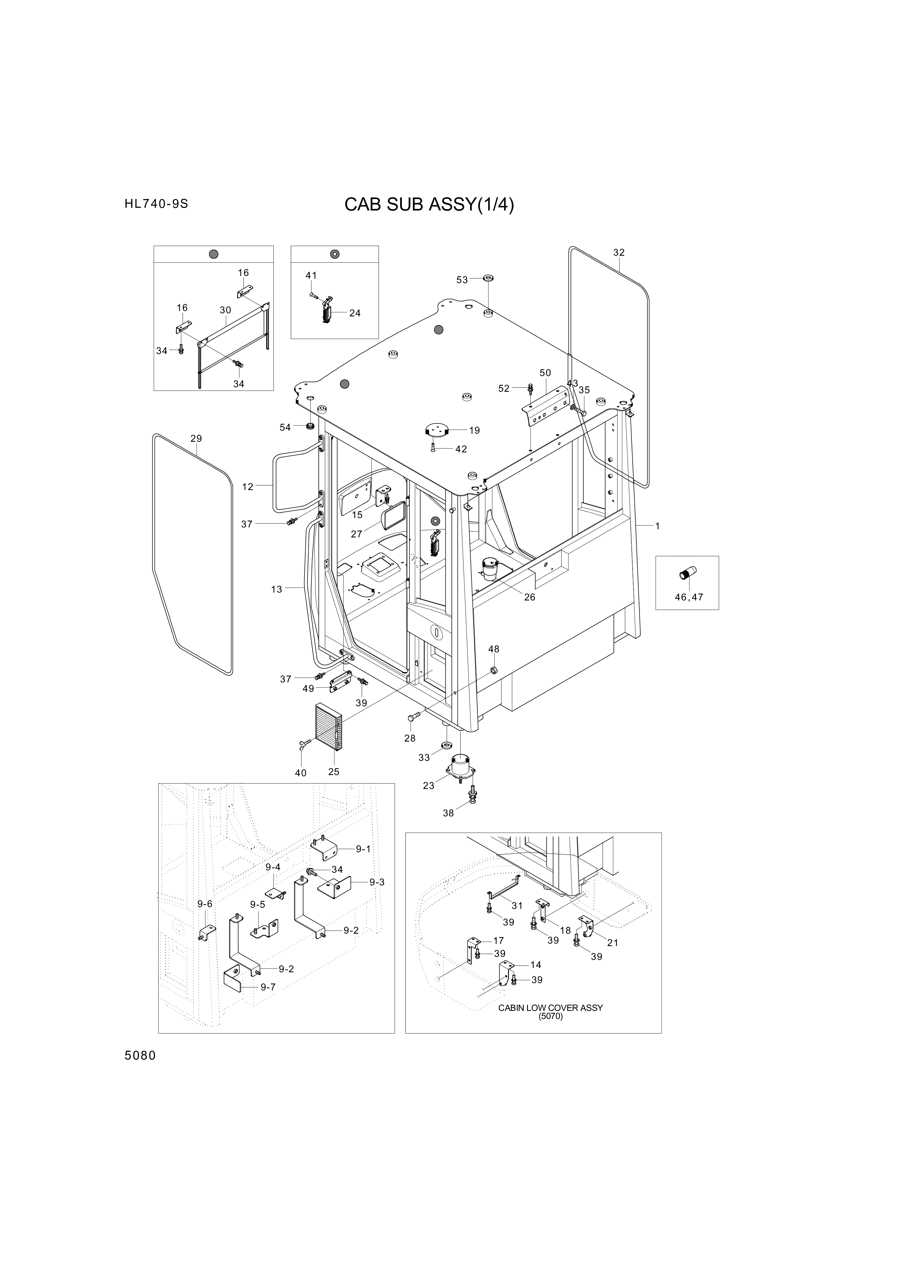 drawing for Hyundai Construction Equipment S141-080156 - BOLT-FLAT