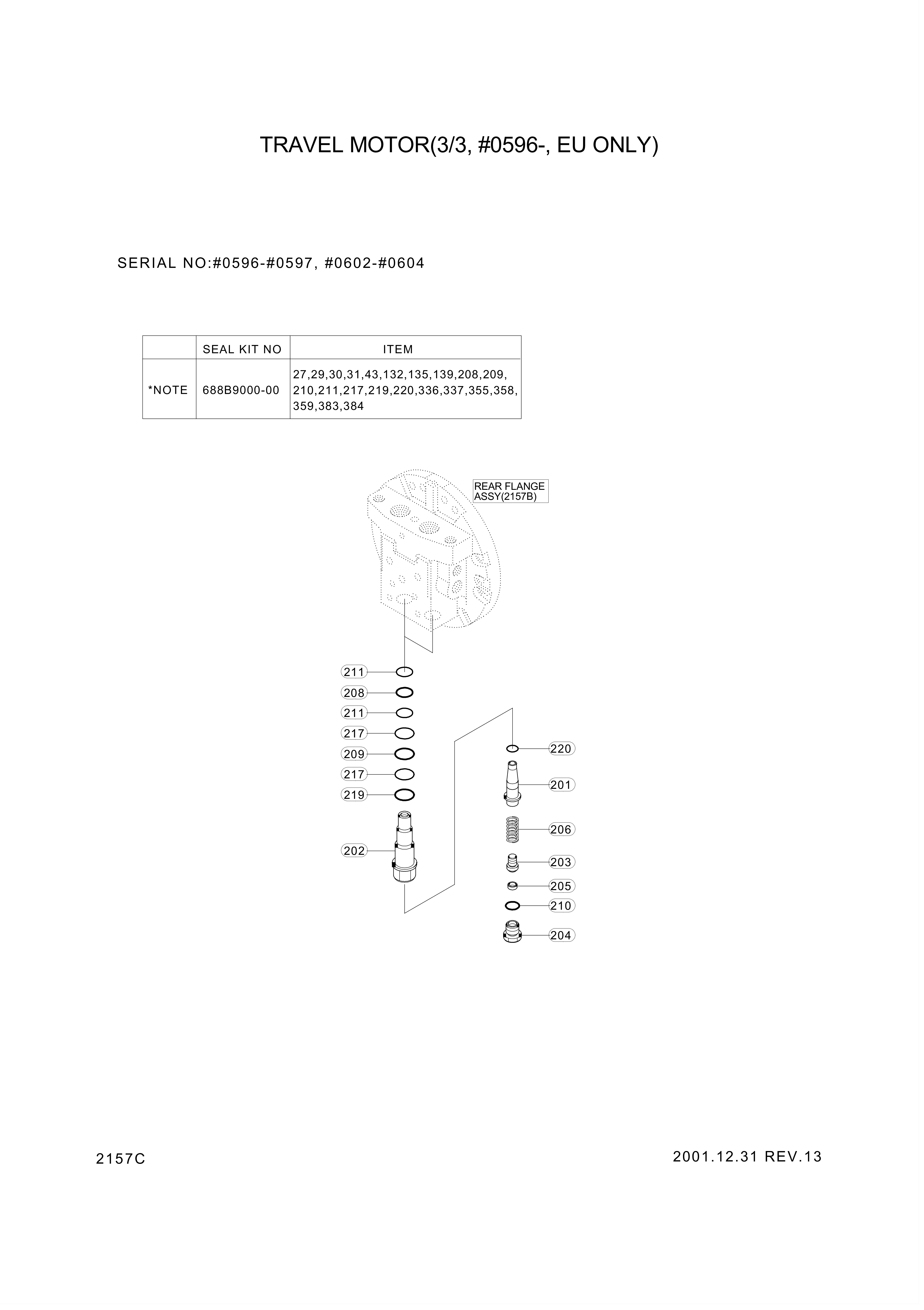 drawing for Hyundai Construction Equipment 131183 - SPRING