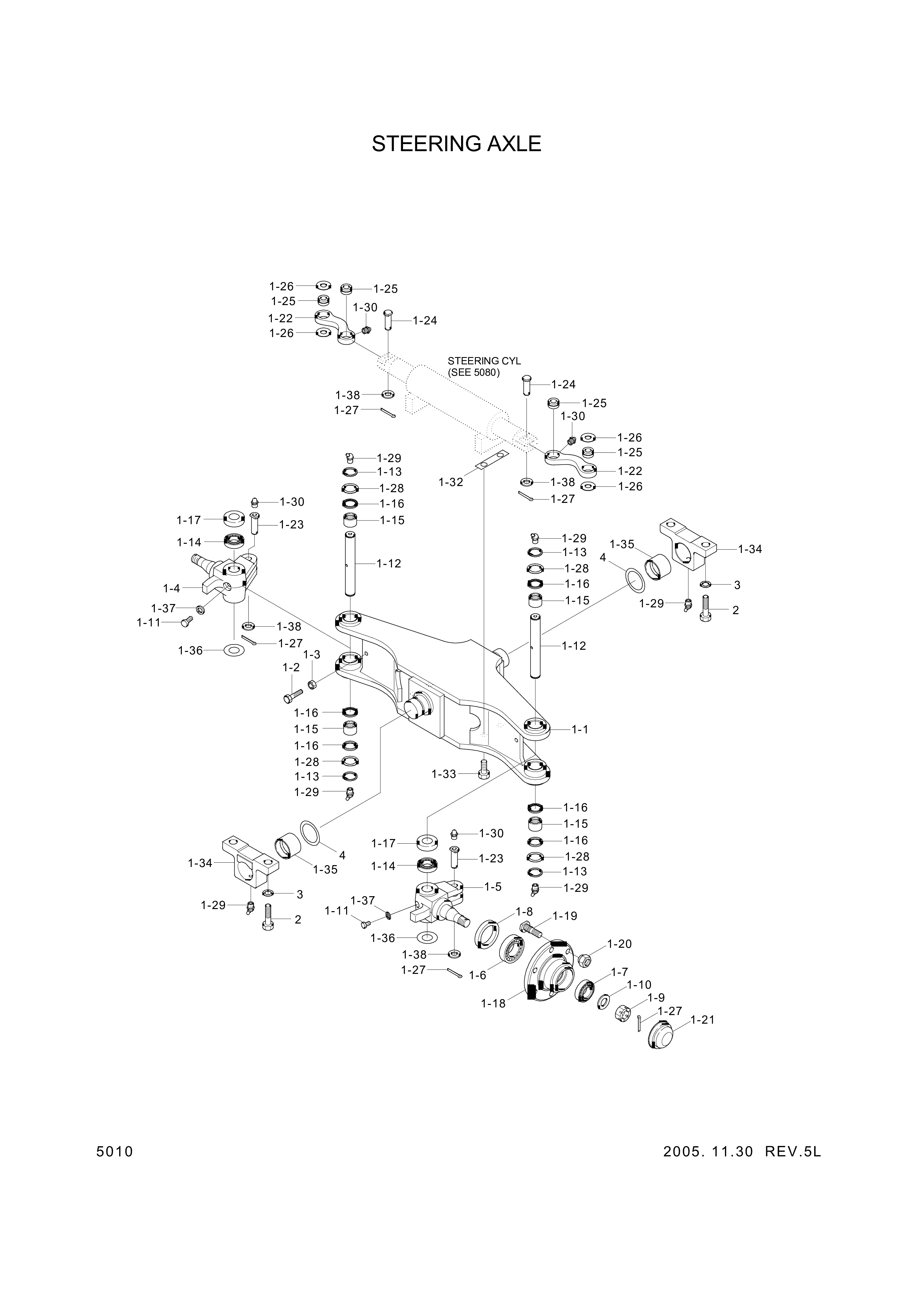 Technical drawing of Hyundai Construction Equipment 3555003000-01 WASHER with dimensions and layout (figure 4)