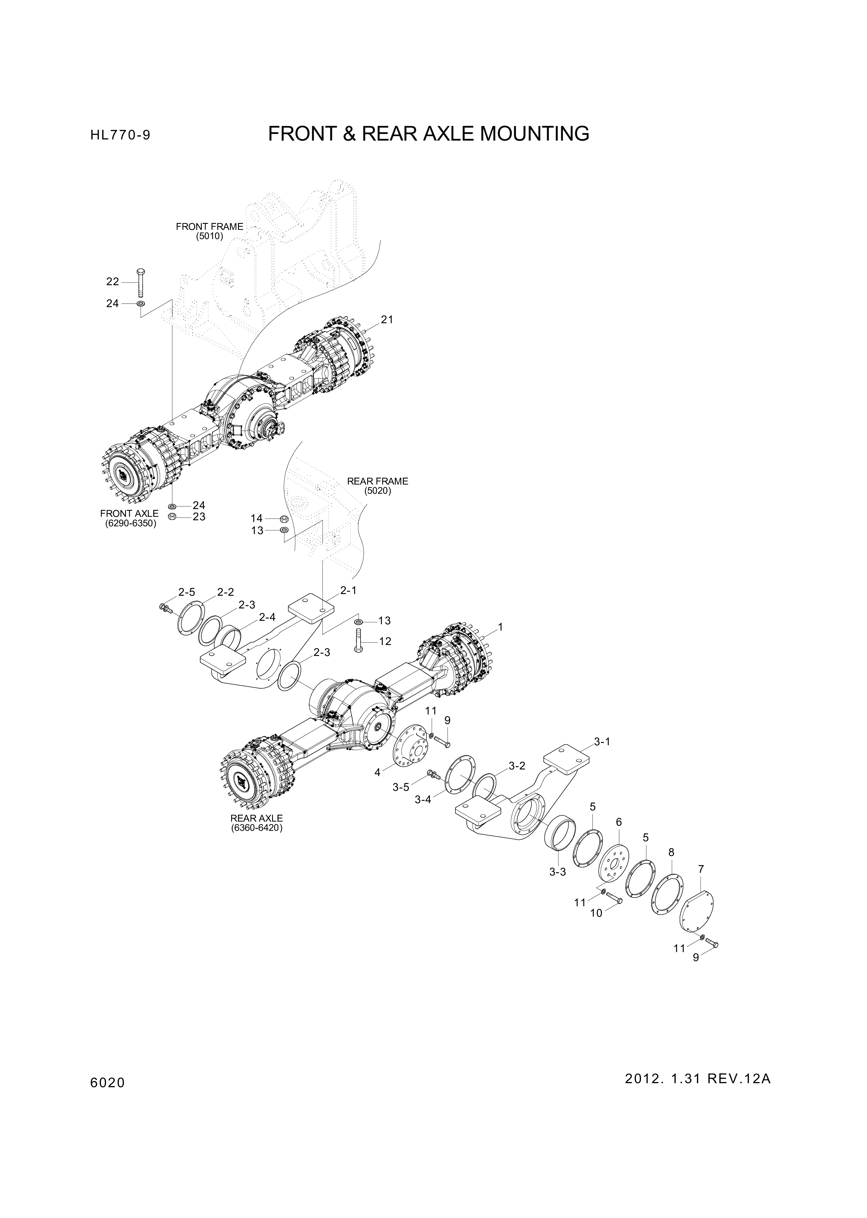 Technical drawing of Hyundai Construction Equipment S441-330006 WASHER-HARDEN with dimensions and layout (figure 3)