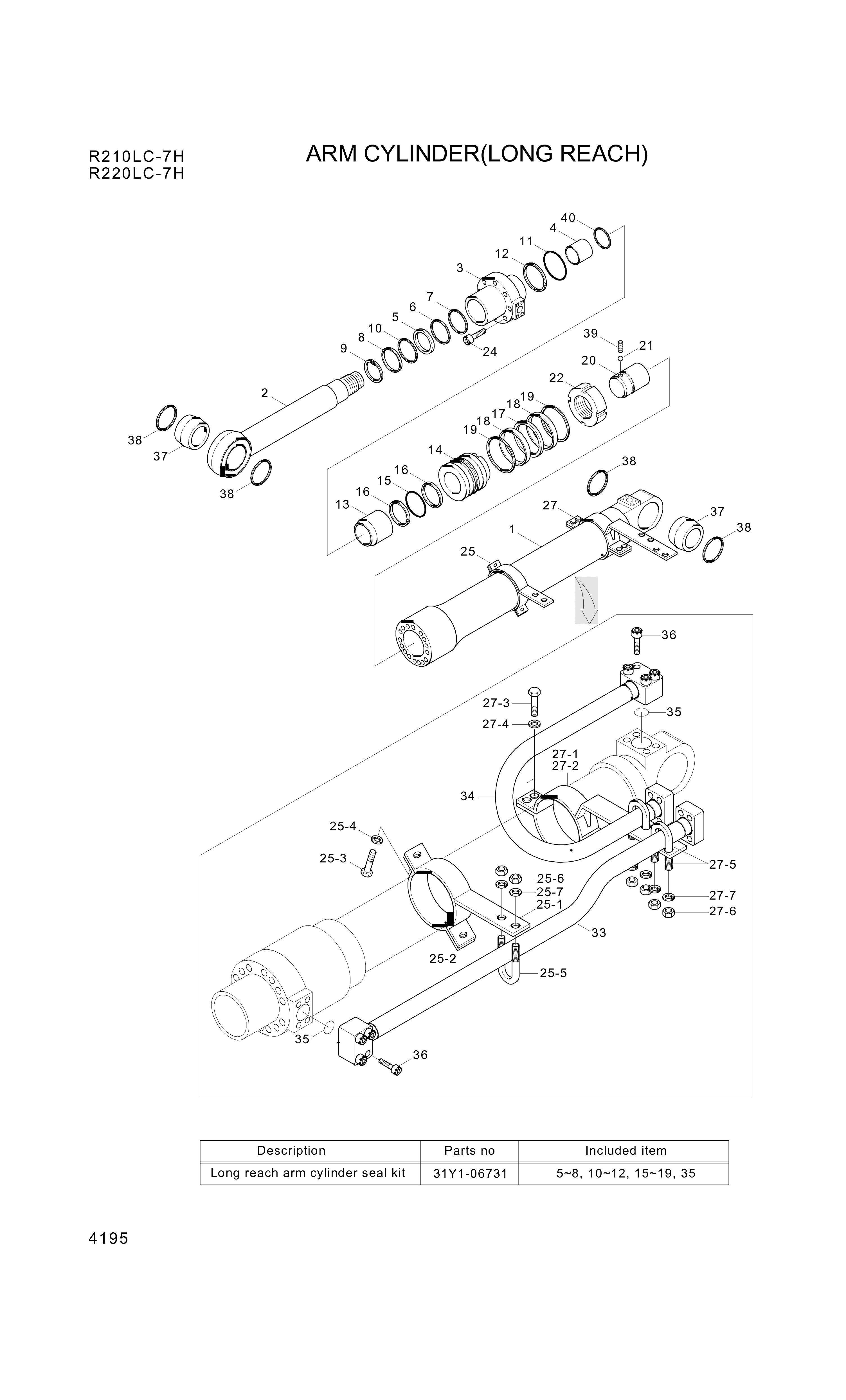 drawing for Hyundai Construction Equipment 302-22 - BOLT