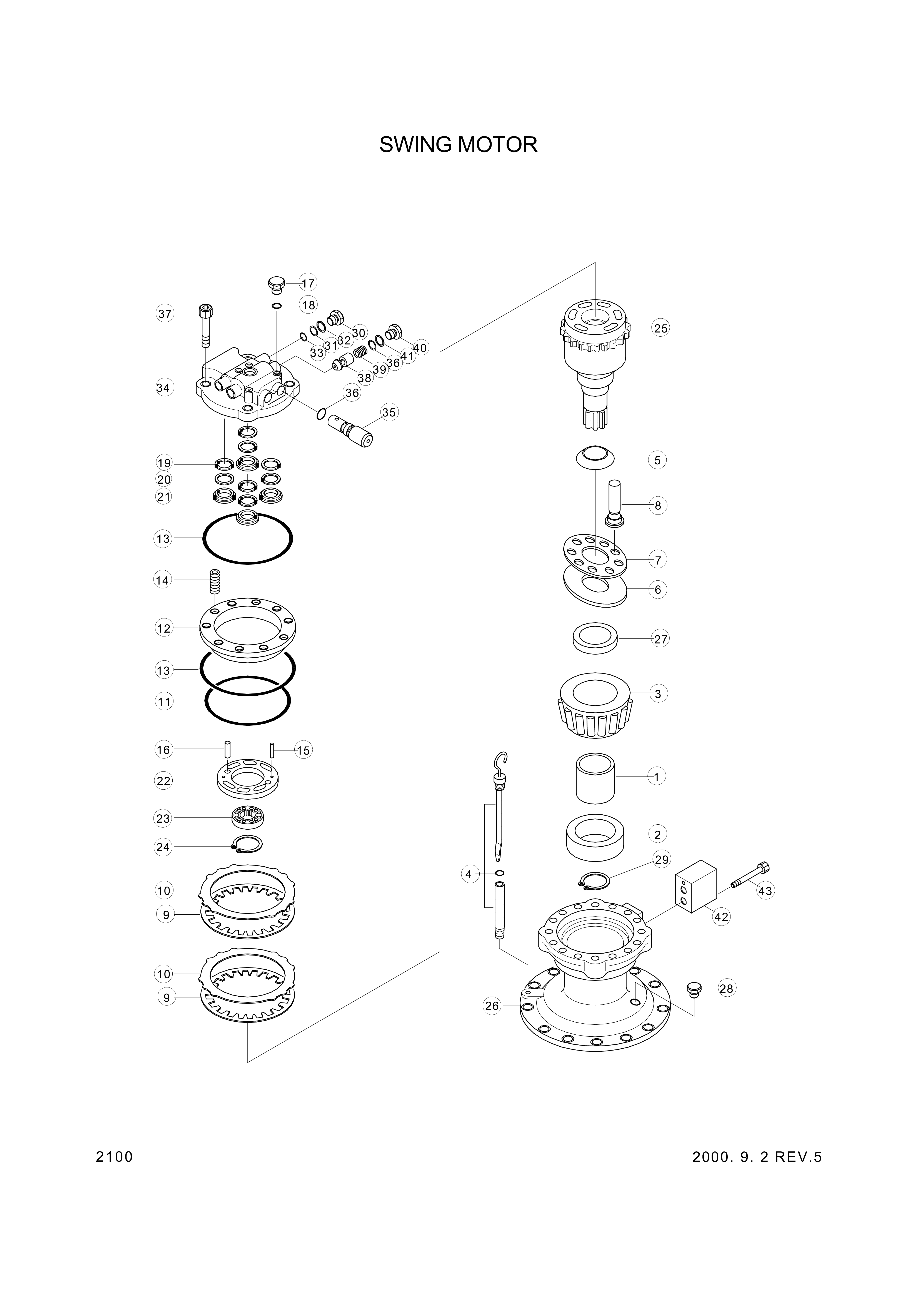 drawing for Hyundai Construction Equipment 3526-327 - CAP