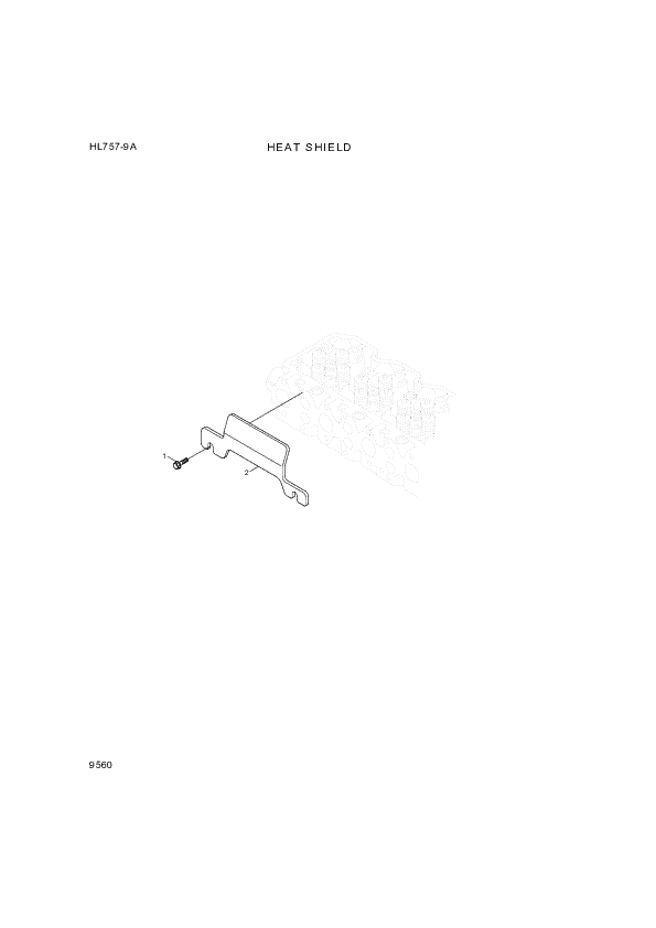 drawing for Hyundai Construction Equipment YUBP-04717 - SCREW-HEX FLG