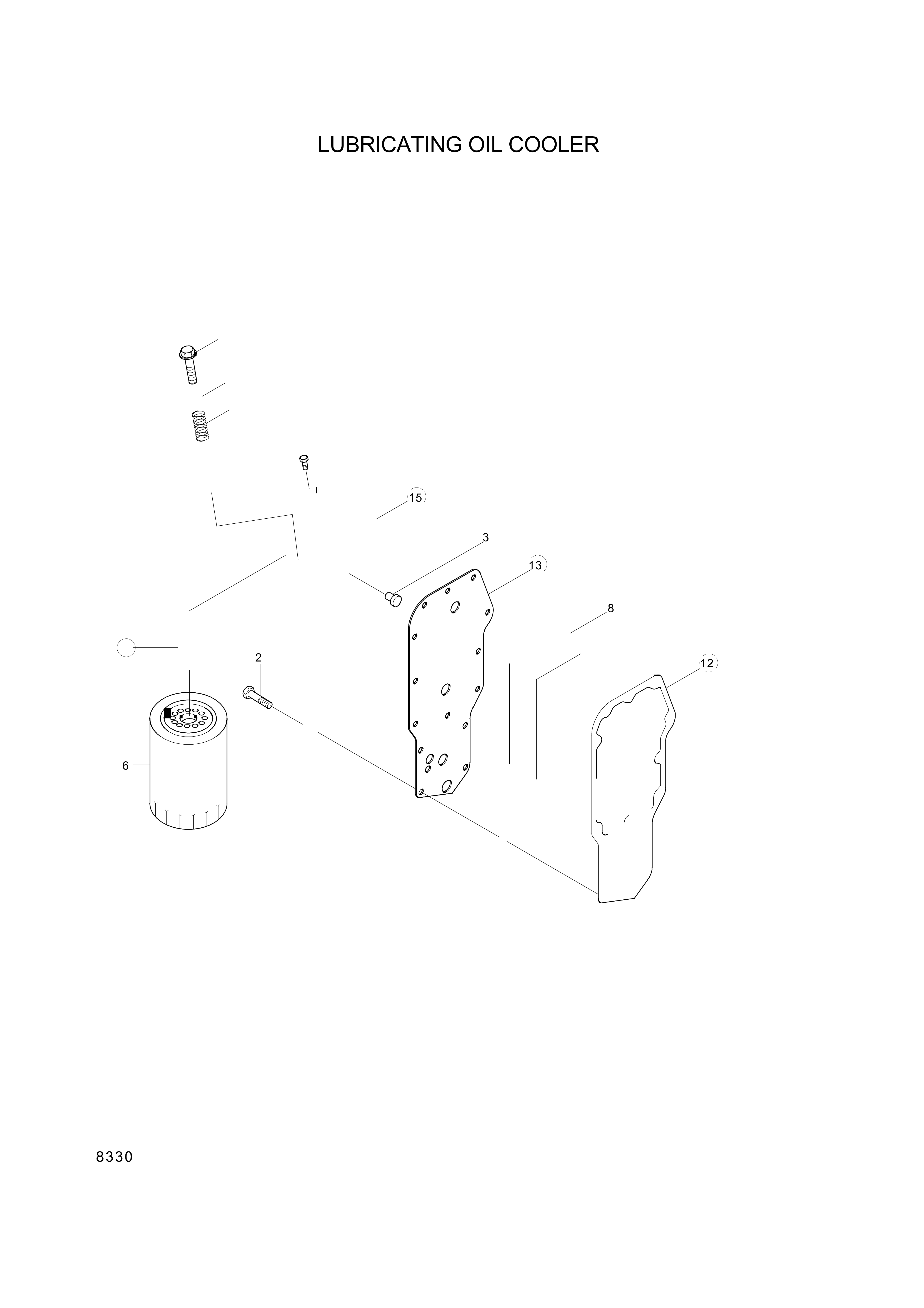 drawing for Hyundai Construction Equipment YUBP-07105 - CORE-COOLING