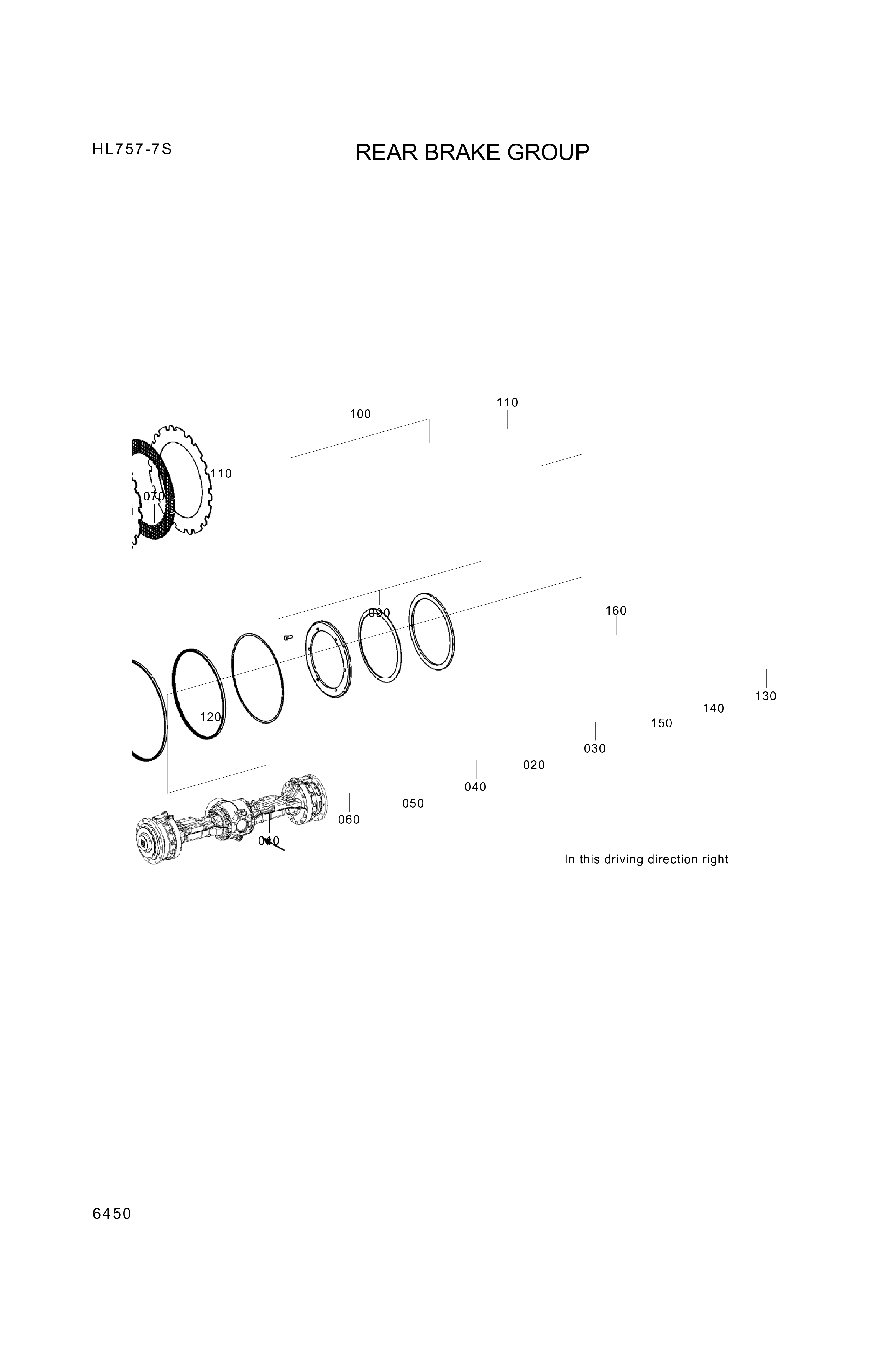 Technical drawing of Hyundai Construction Equipment SWO0167A-000-01 PISTON with dimensions and layout (figure 3)