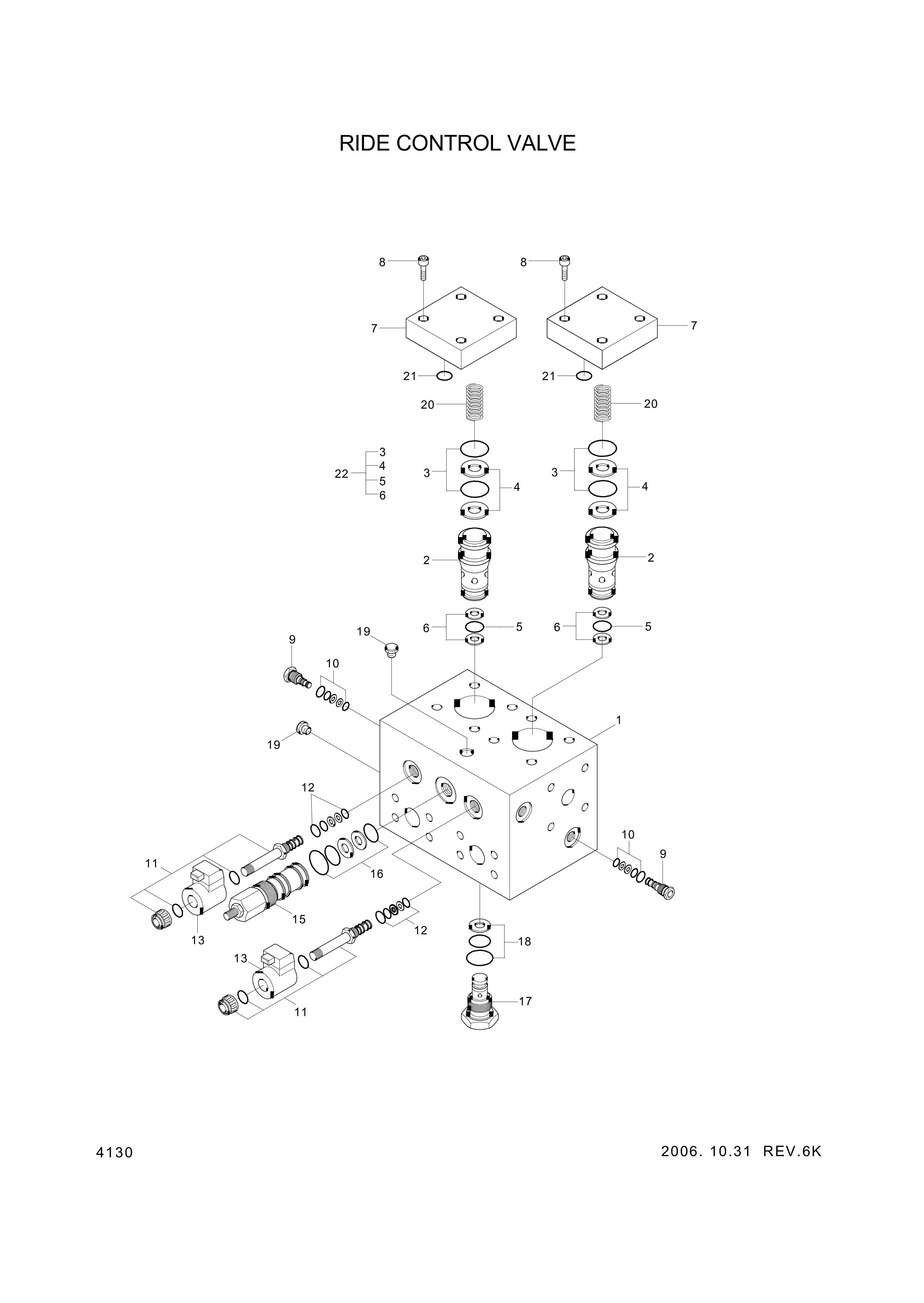 drawing for Hyundai Construction Equipment XKAL-00028 - SEAL KIT