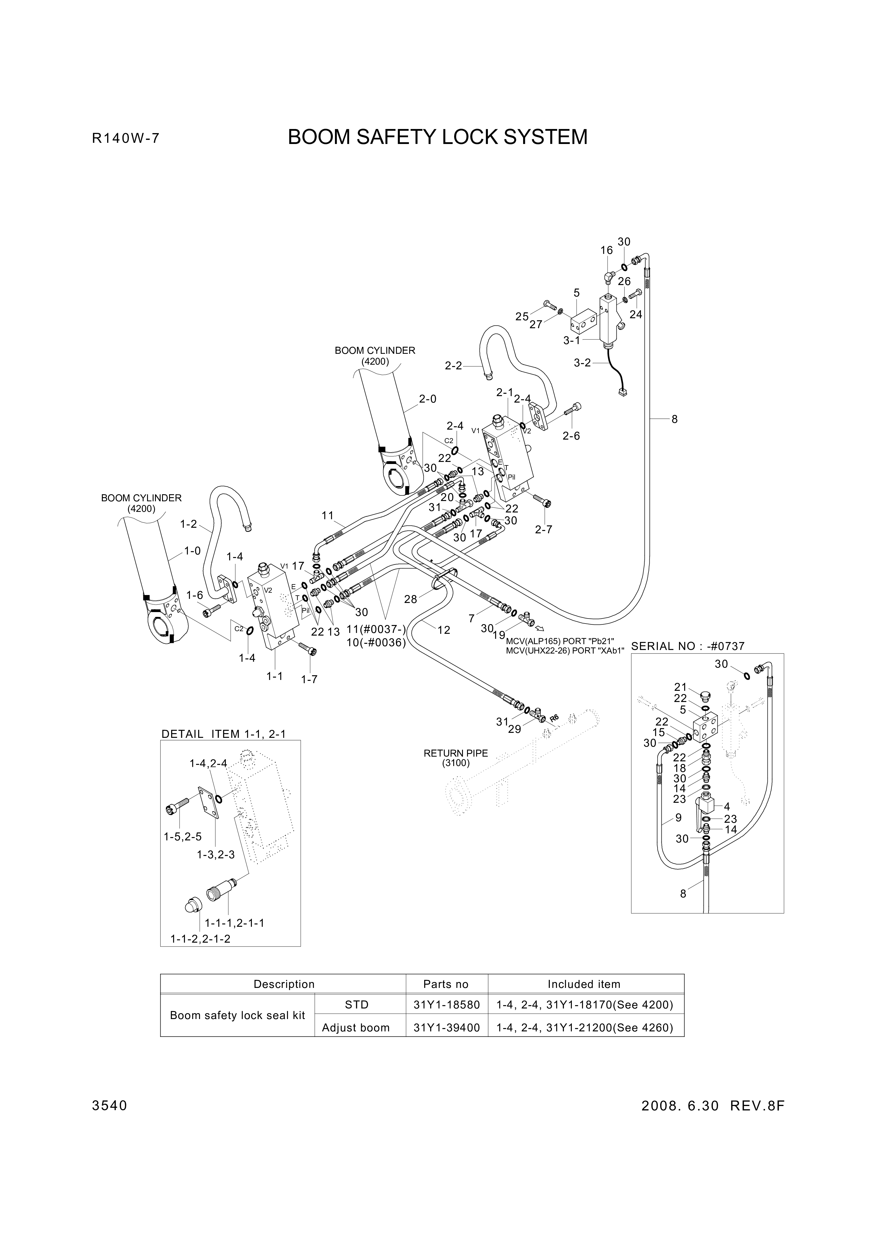 drawing for Hyundai Construction Equipment Y171-015001 - O-RING