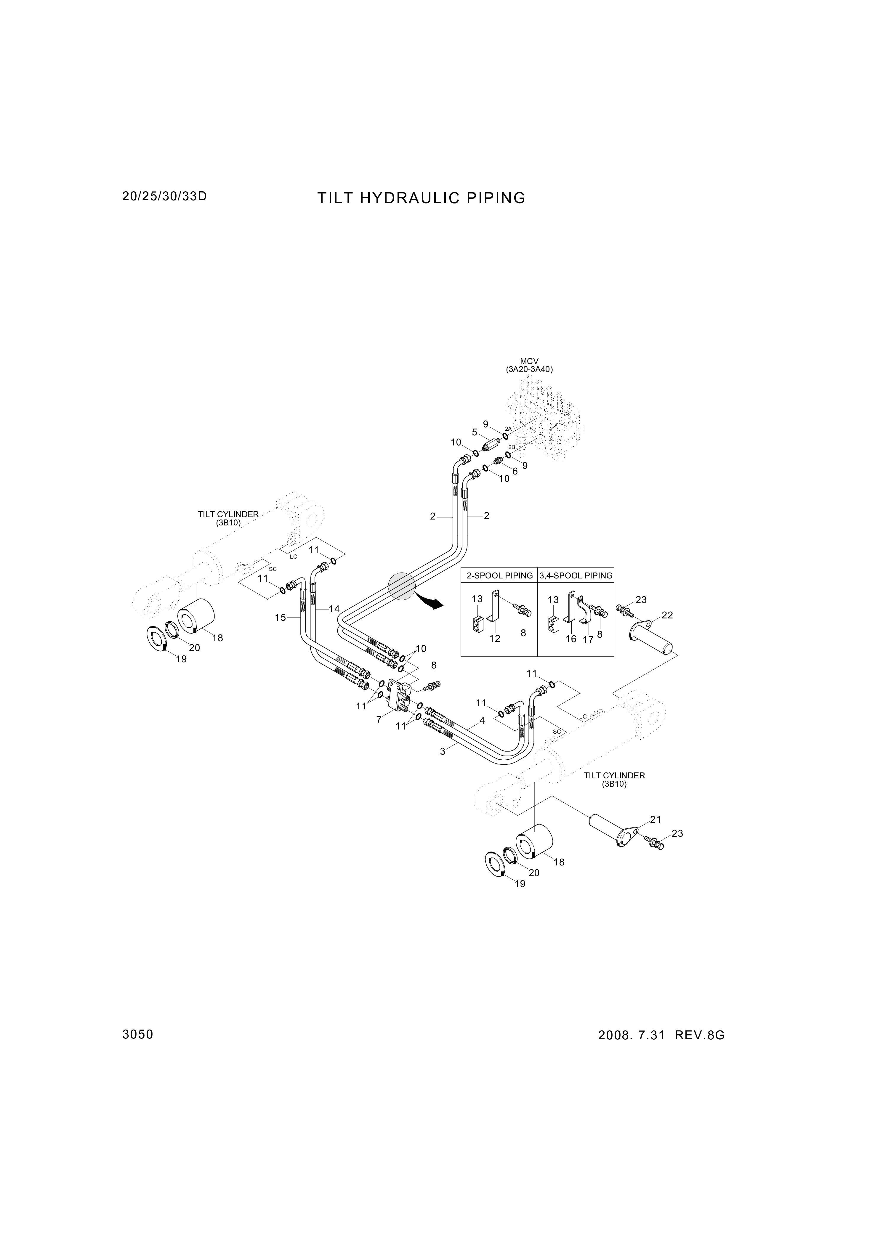 drawing for Hyundai Construction Equipment P930-064022 - HOSE ASSY-ORFS&THD