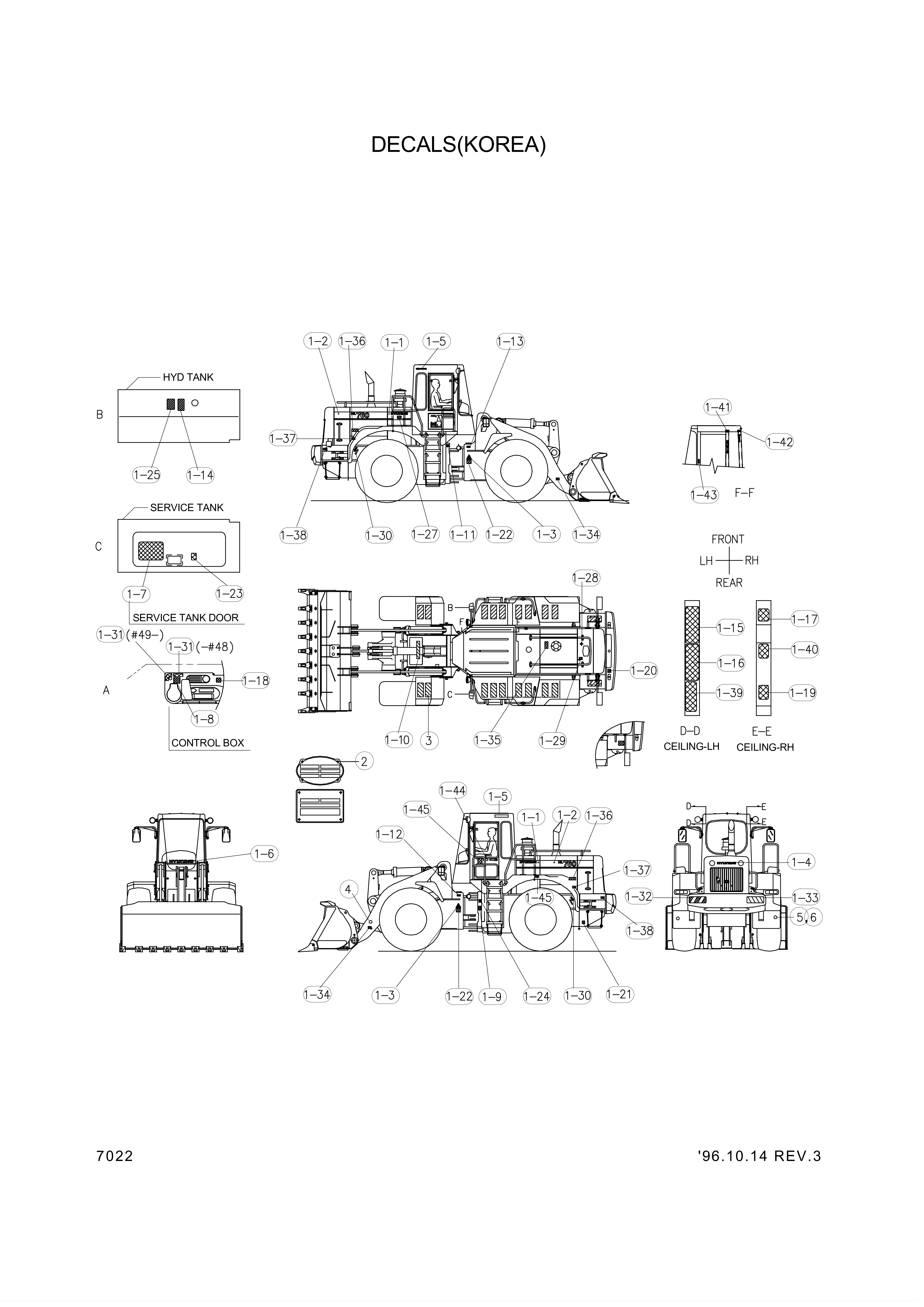 drawing for Hyundai Construction Equipment 94L1-00540 - DECAL-GREASE