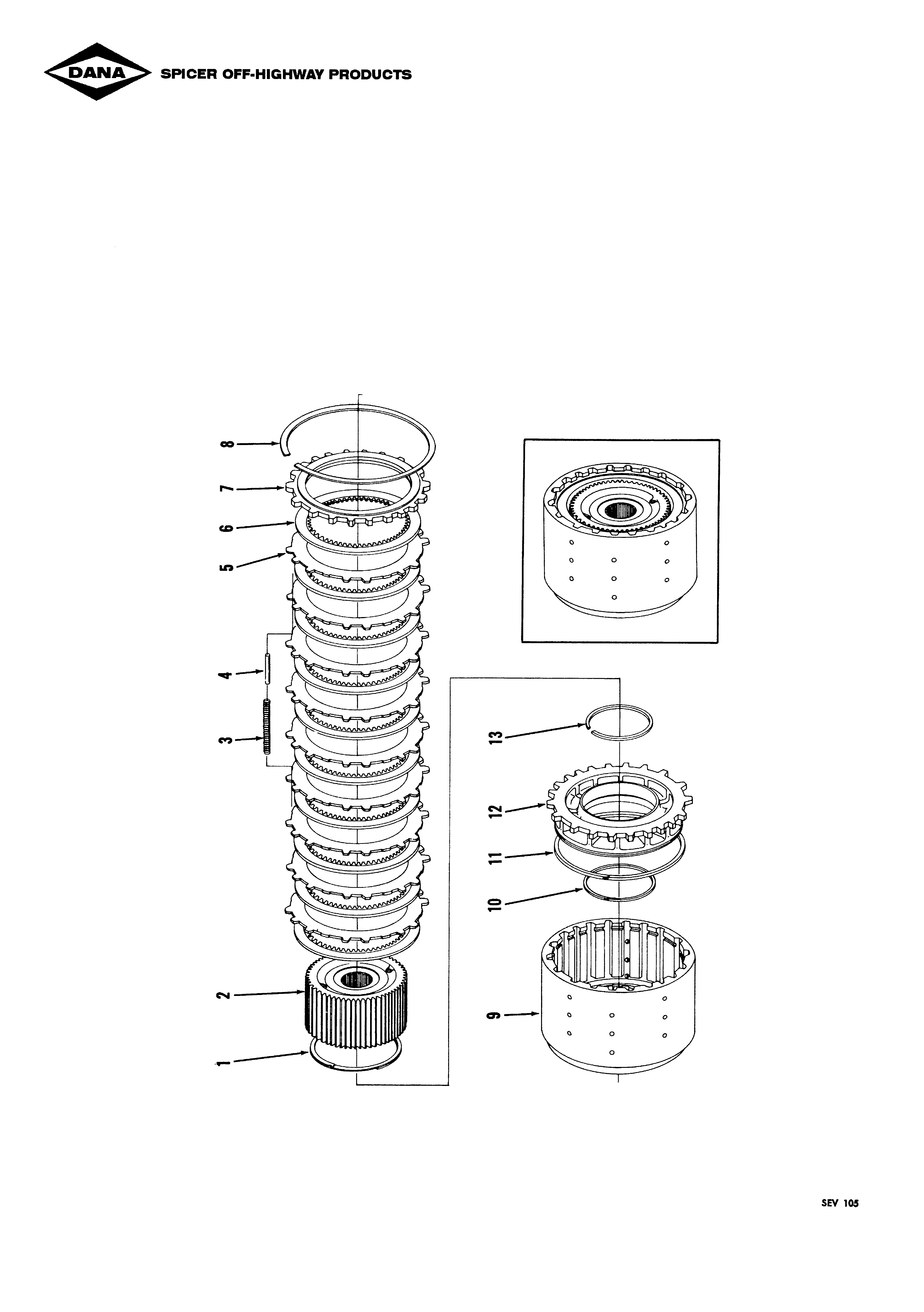 drawing for HYPAC 1016338 - PISTON-CLUTCH