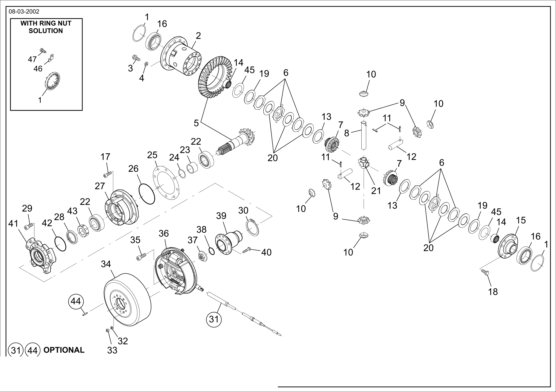 drawing for GHH 1202-0076 - NUT