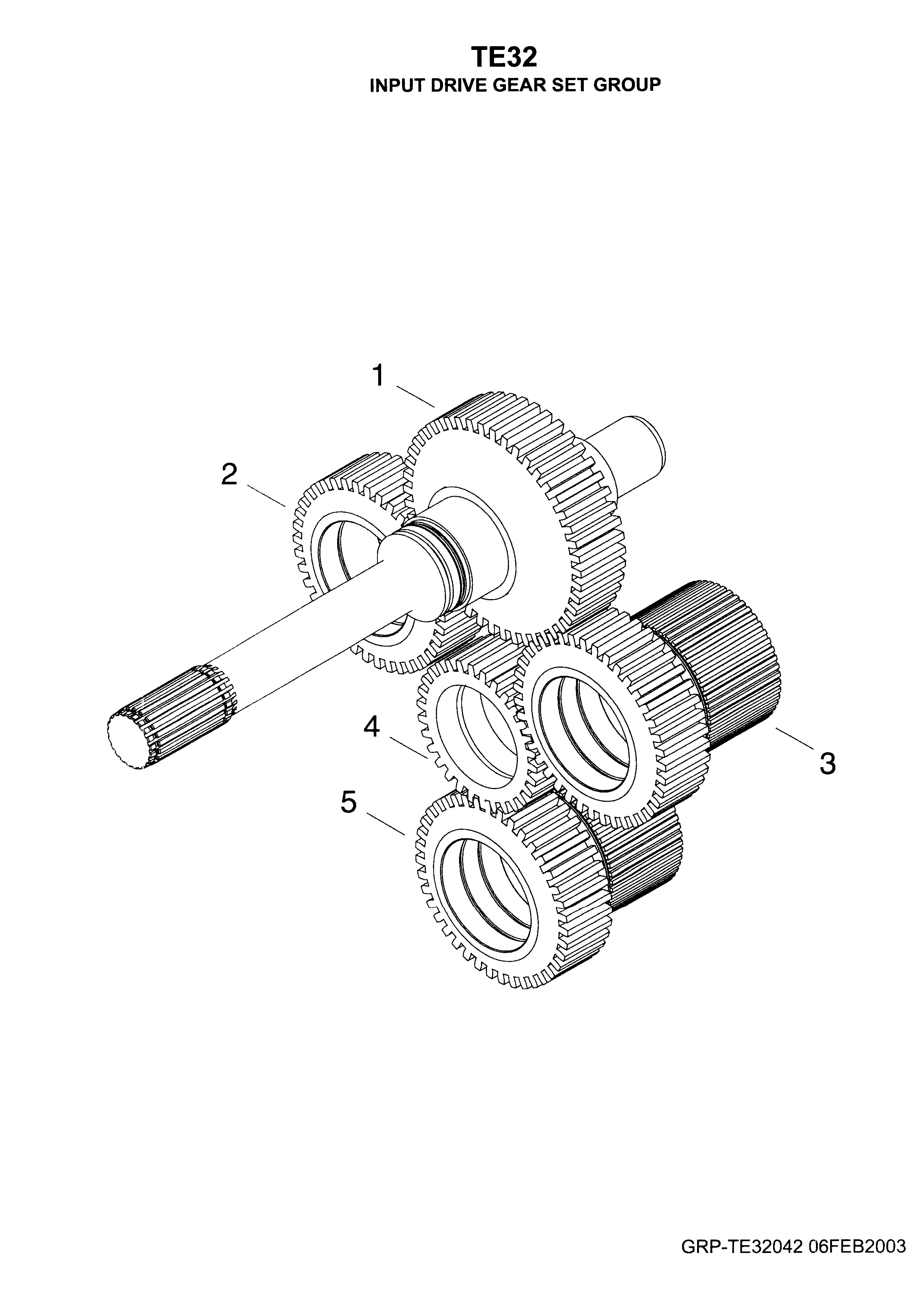 drawing for CNH NEW HOLLAND 219196A1 - GEAR