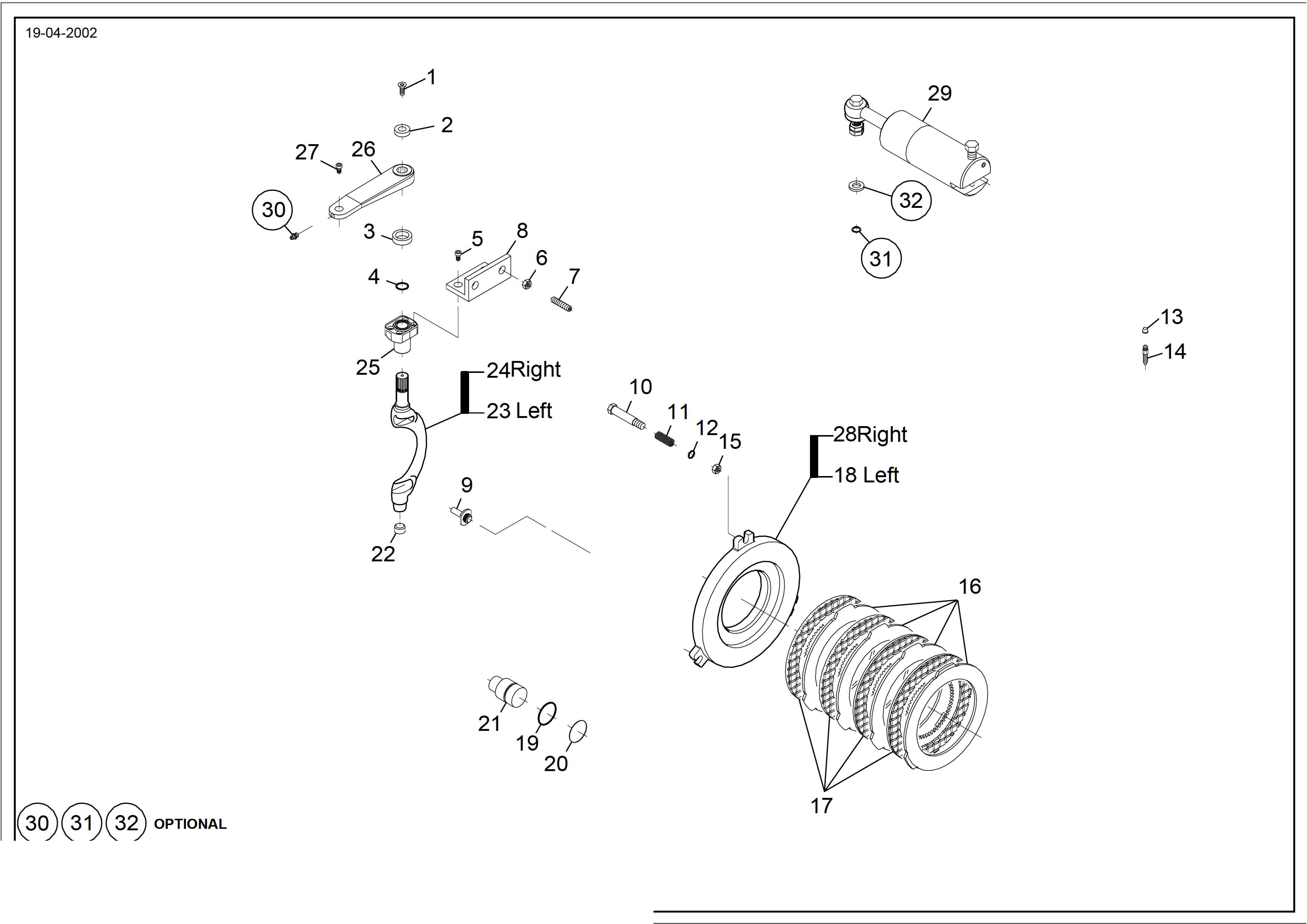 drawing for WALDON 401653 - LEVER