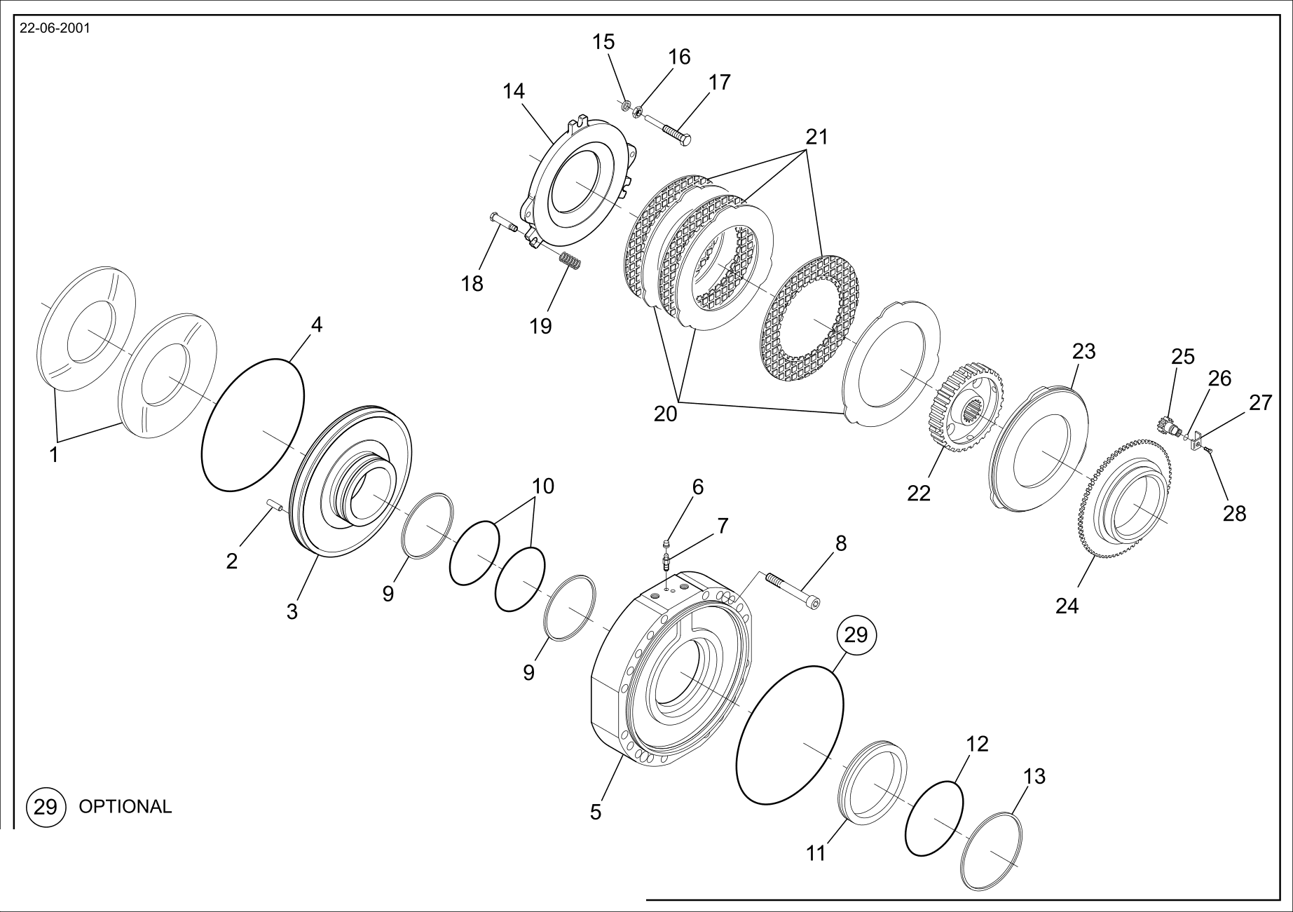 drawing for JARRAFF INDUSTRIES 252-00129 - SEAL - O-RING