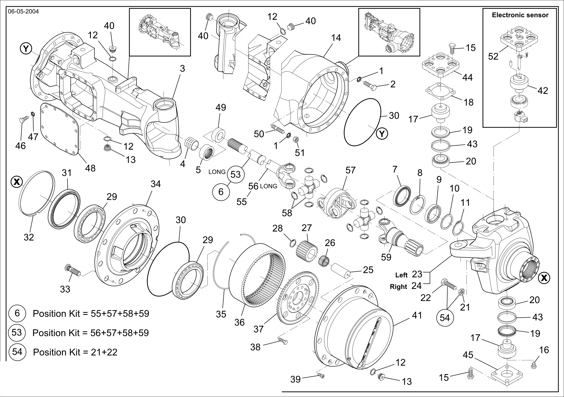 drawing for Dana Spicer 000.050130 - GASKET