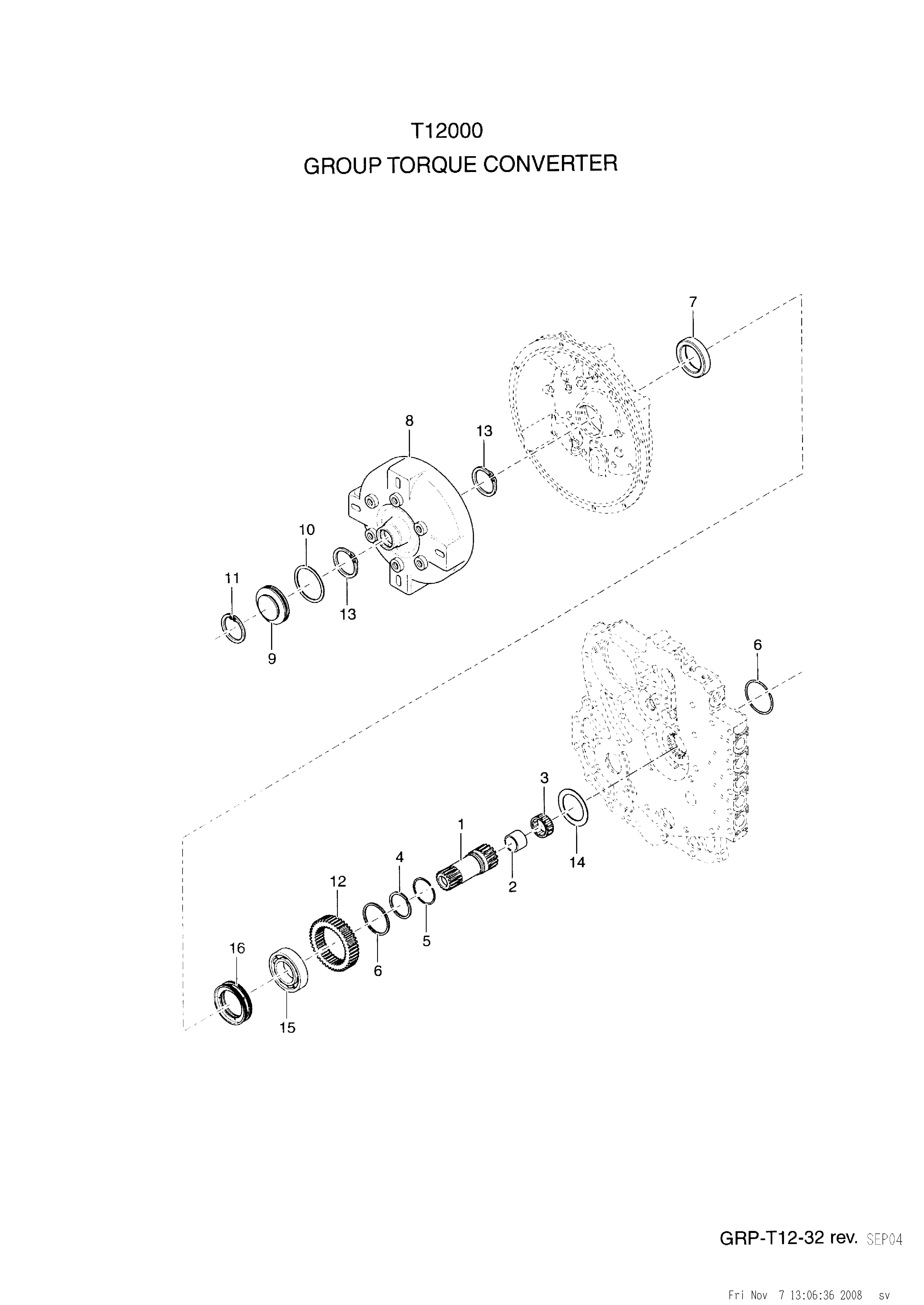 drawing for HOIST LIFT TRUCKS M04527 - GEAR