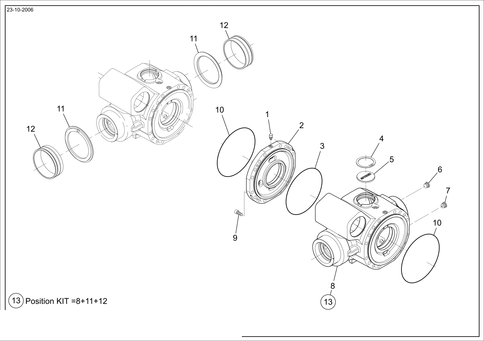 drawing for CNH NEW HOLLAND 72111411 - SEAL - O-RING