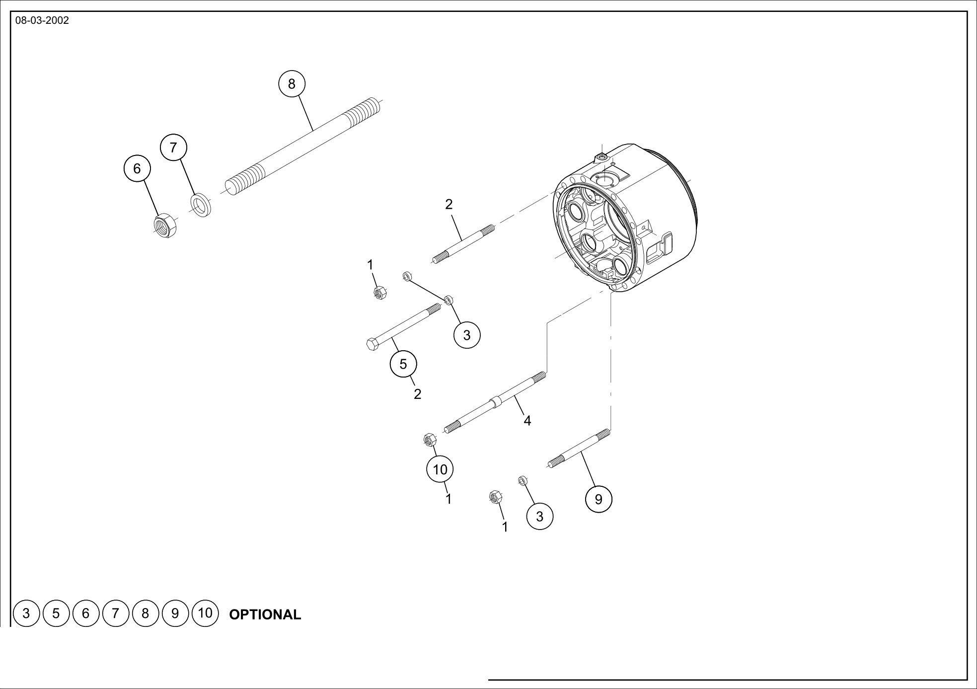 drawing for CNH NEW HOLLAND 71475290 - BOLT