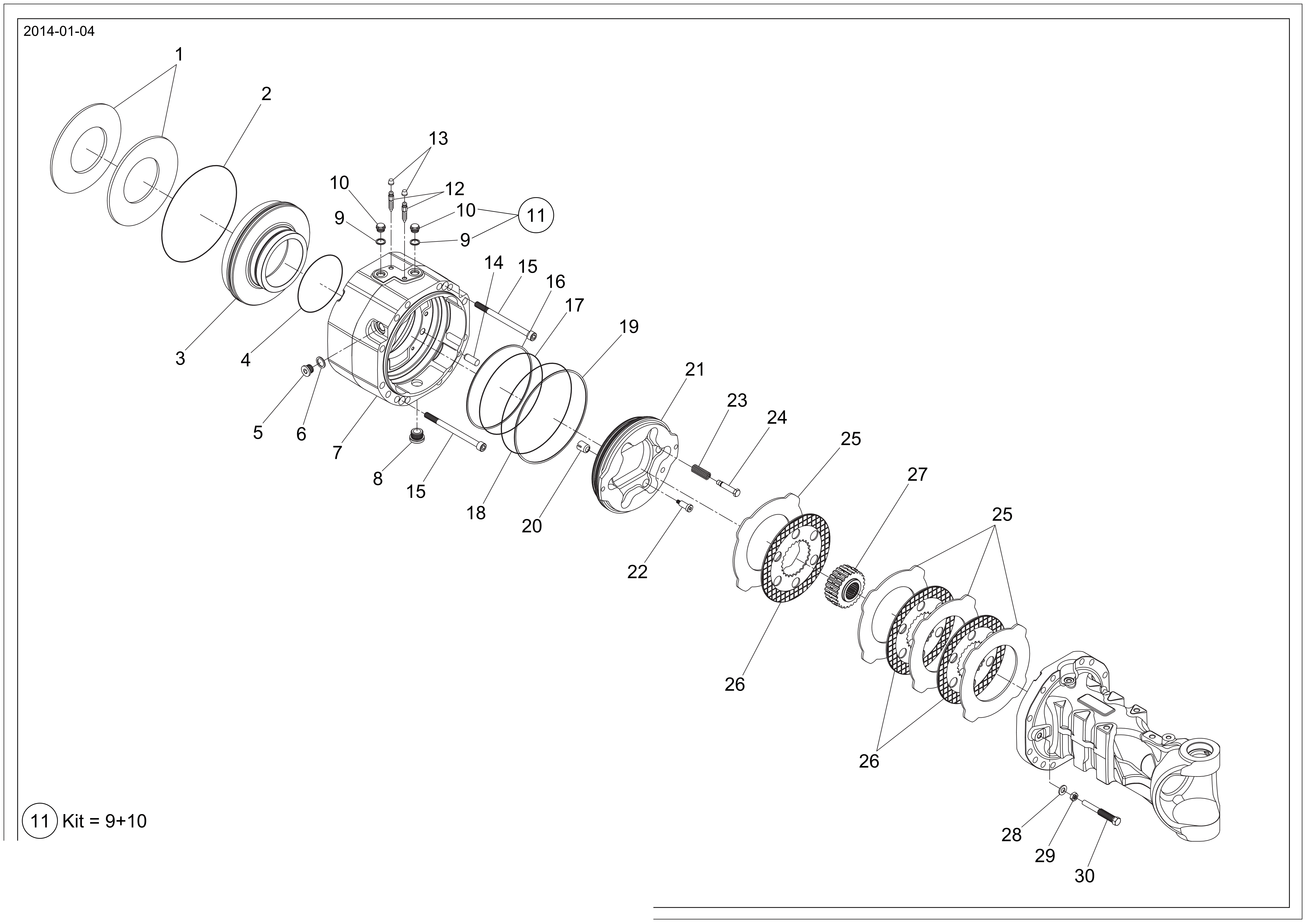 drawing for CNH NEW HOLLAND 76086149 - DOWEL