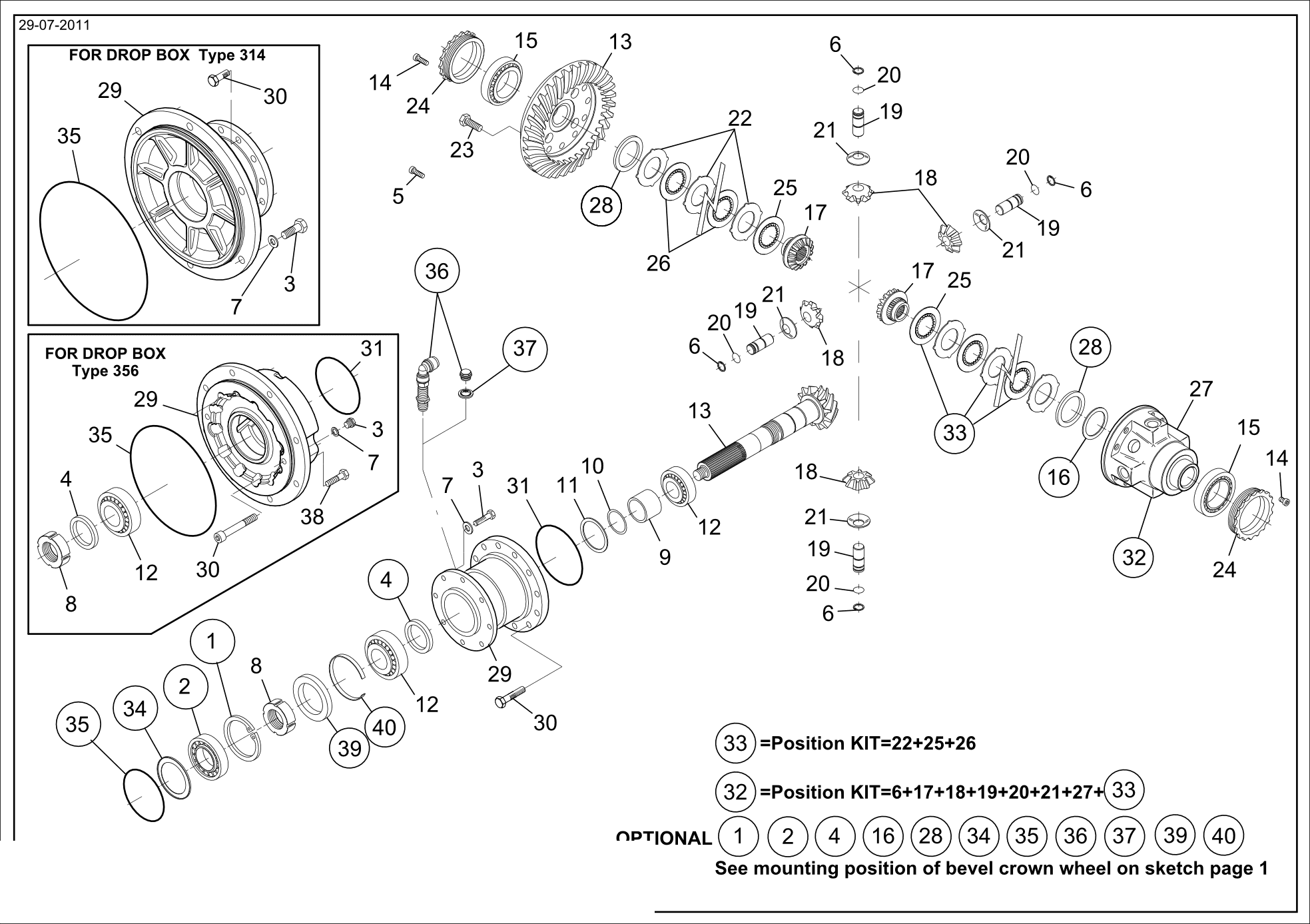 drawing for CNH NEW HOLLAND 1452611 - RING NUT